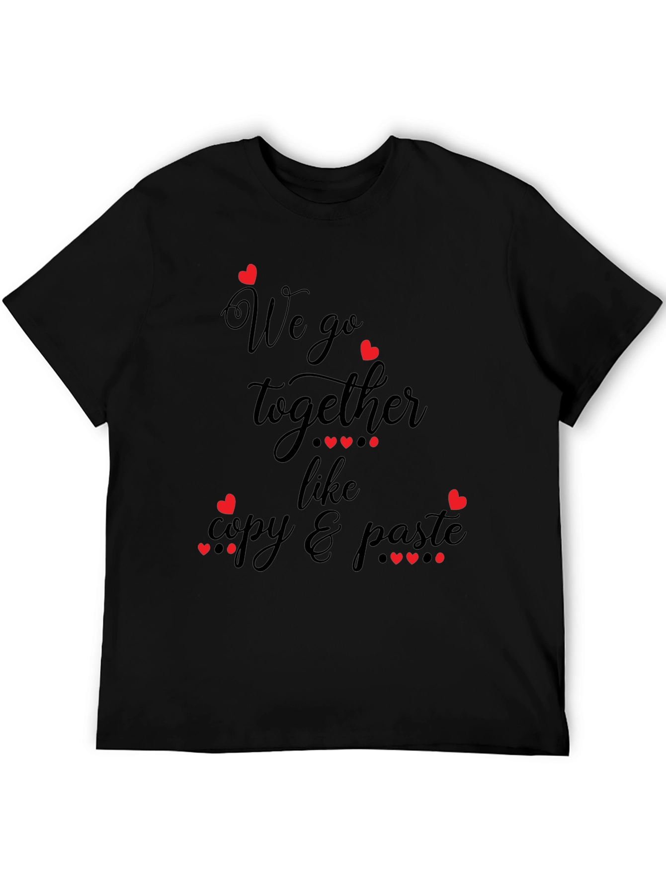 Matching Couple Copy & Paste T-Shirt