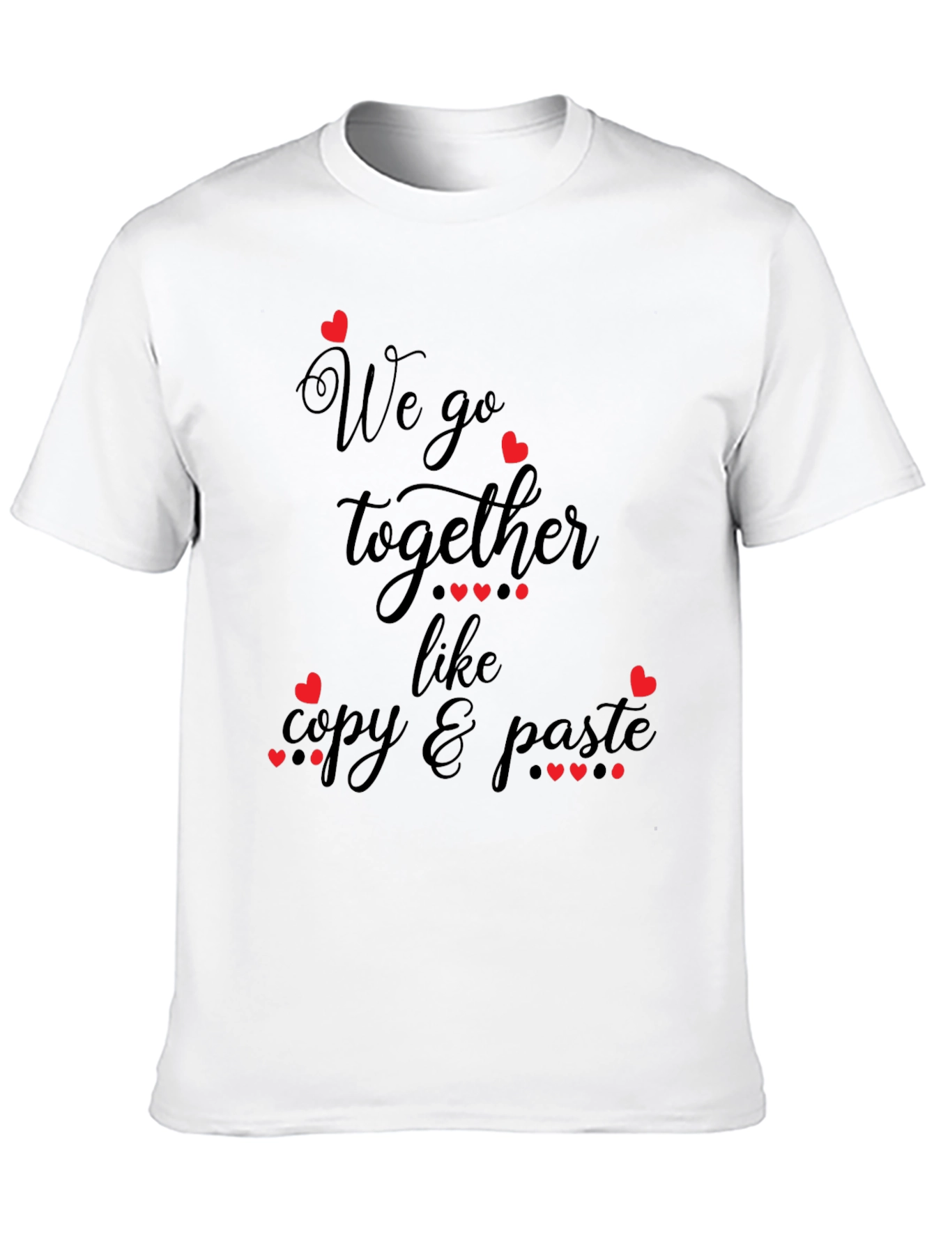 Matching Couple Copy & Paste T-Shirt