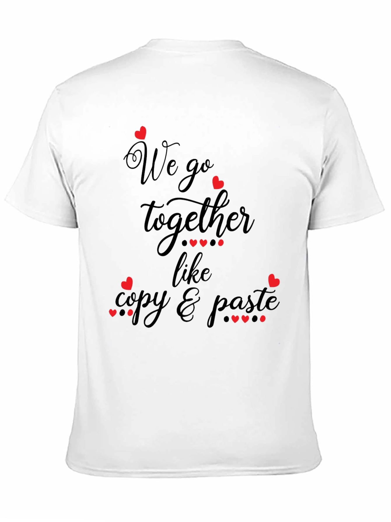 Matching Couple Copy & Paste T-Shirt