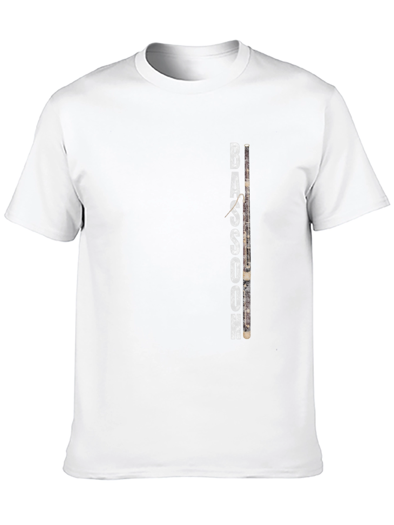 Bassoon Instrument Graphic Print T-Shirt