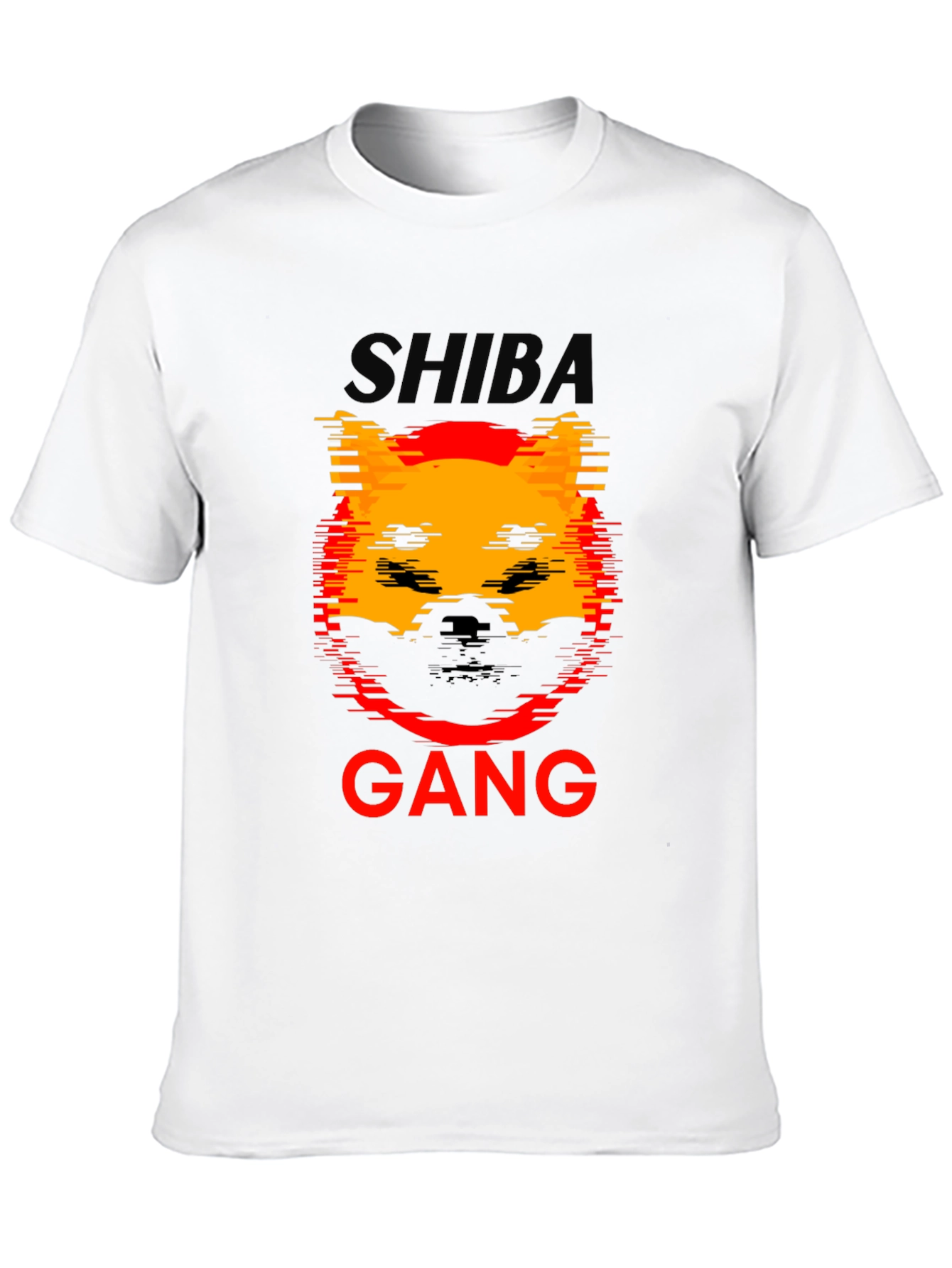 Shiba Gang Graphic Tee - Trendy Crypto Fashion