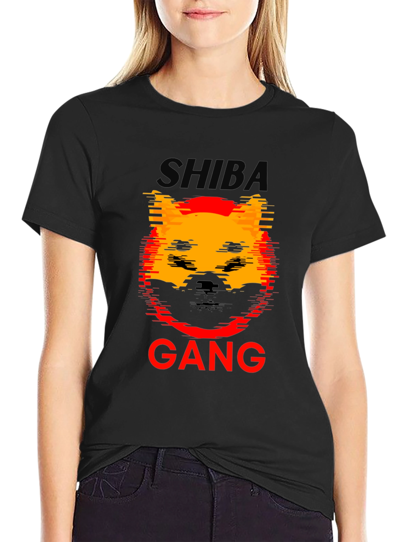 Shiba Gang Graphic Tee - Trendy Crypto Fashion