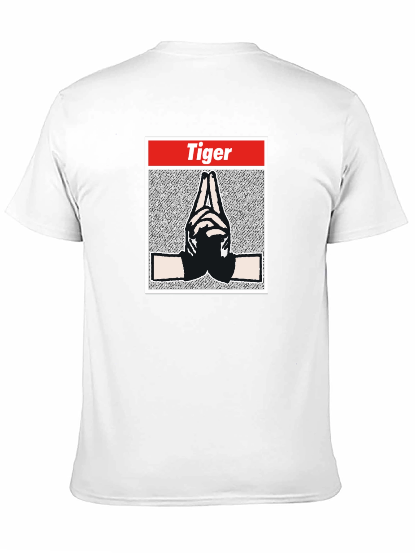 Tiger Hands Black T-Shirt