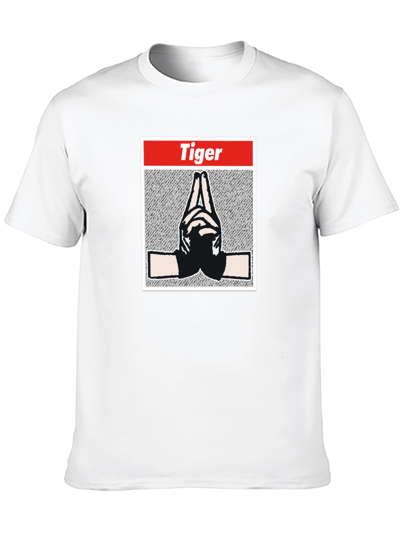 Tiger Hands Black T-Shirt