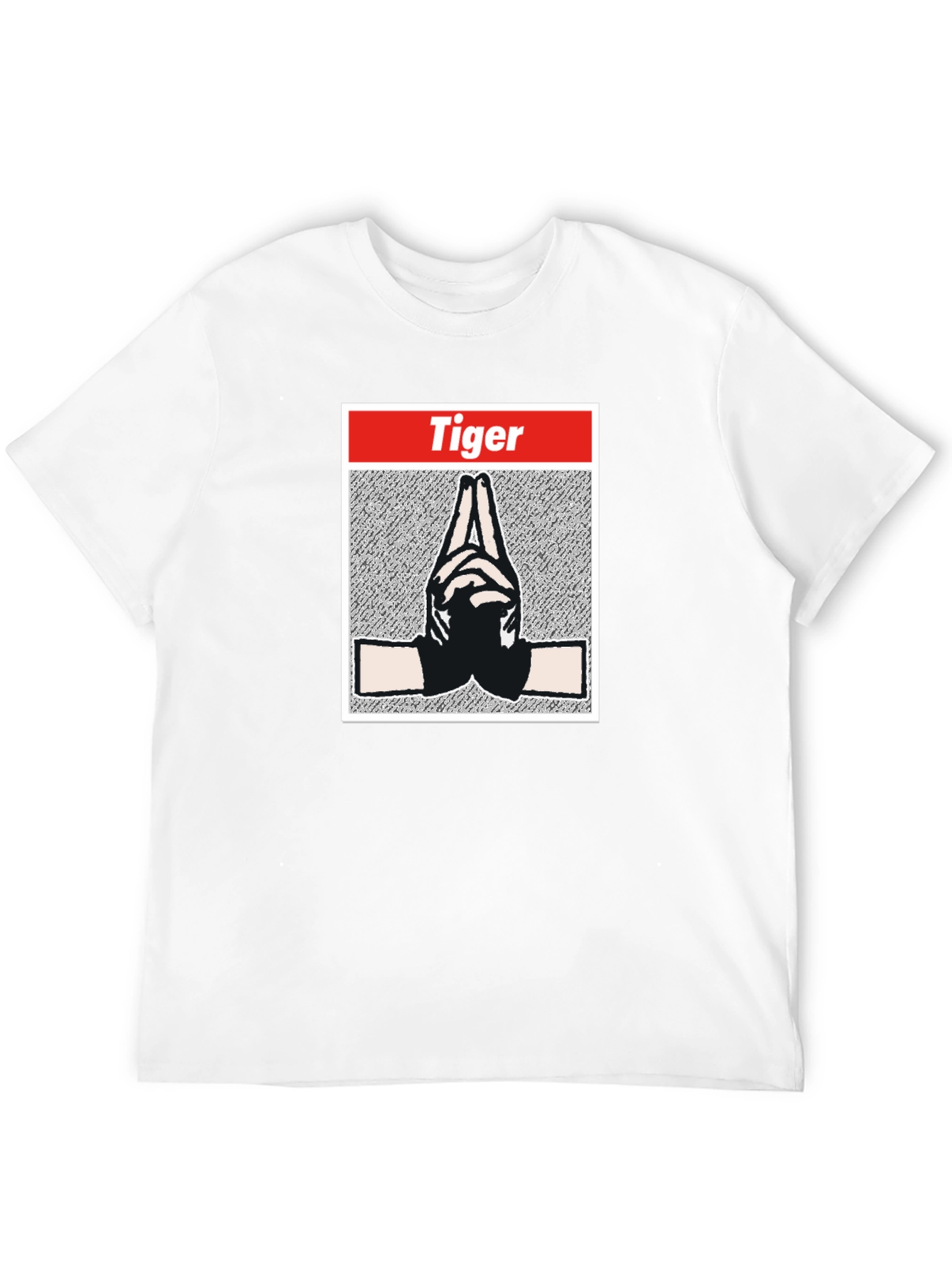 Tiger Hands Black T-Shirt