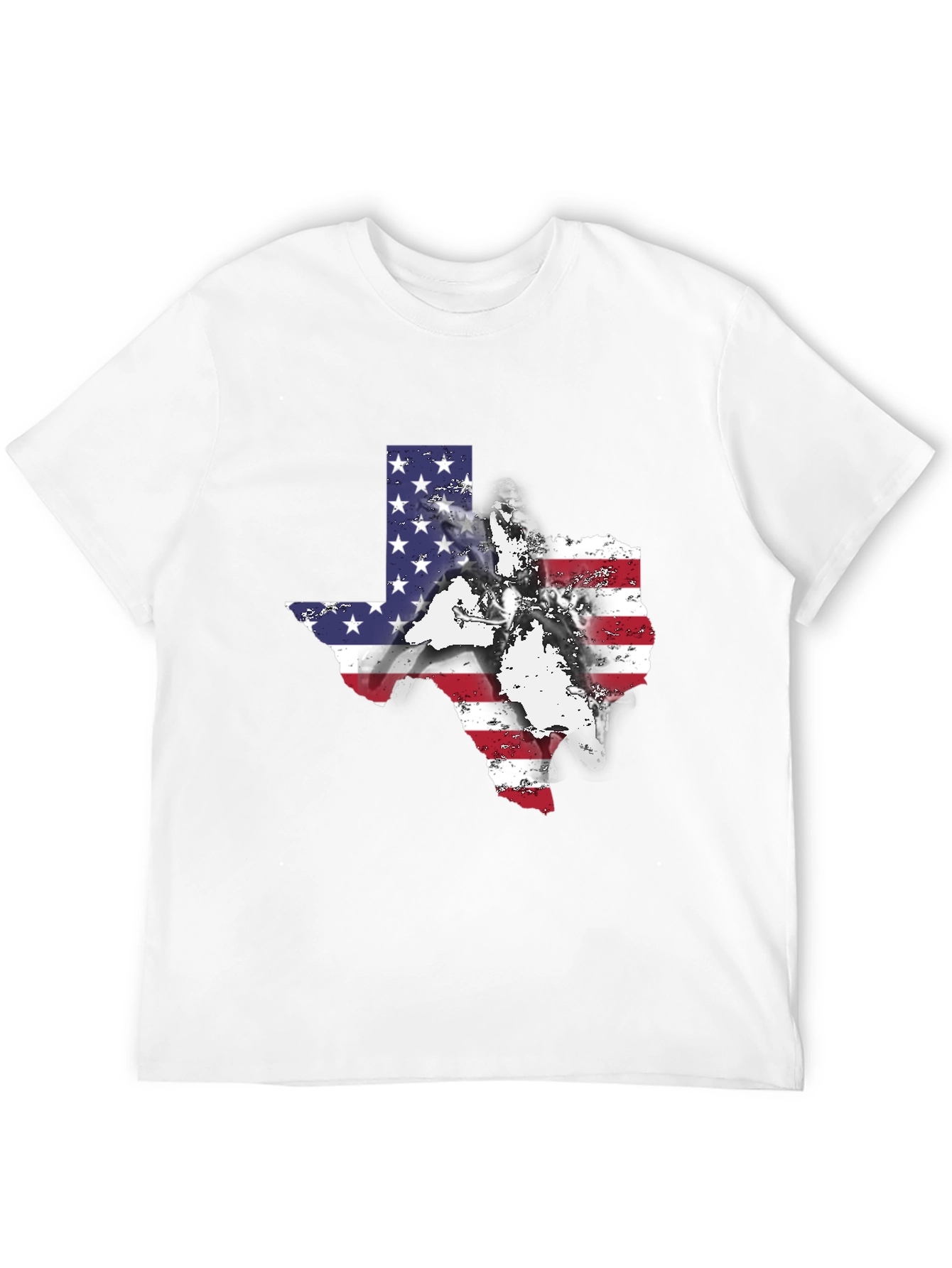 Texas Flag Graphic Tee - Patriotic Style