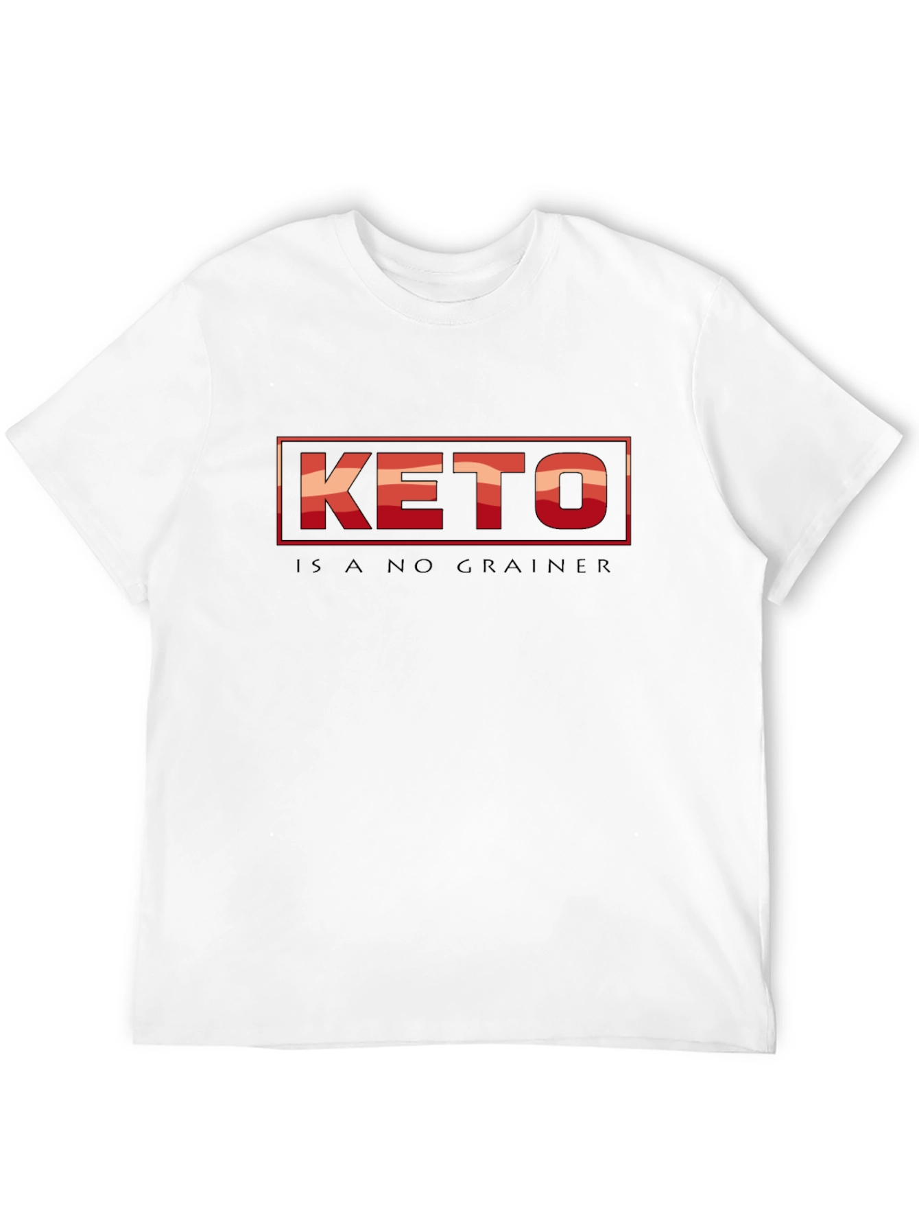 Keto Is A No-brainer Black Graphic T-Shirt