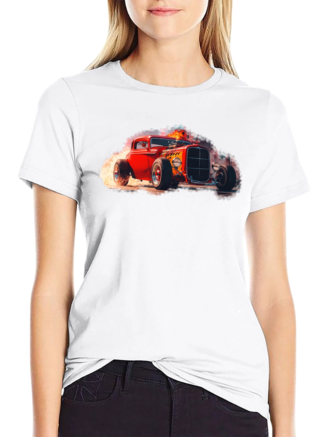 Hot Rod Graphic Tee - Classic Car T-Shirt