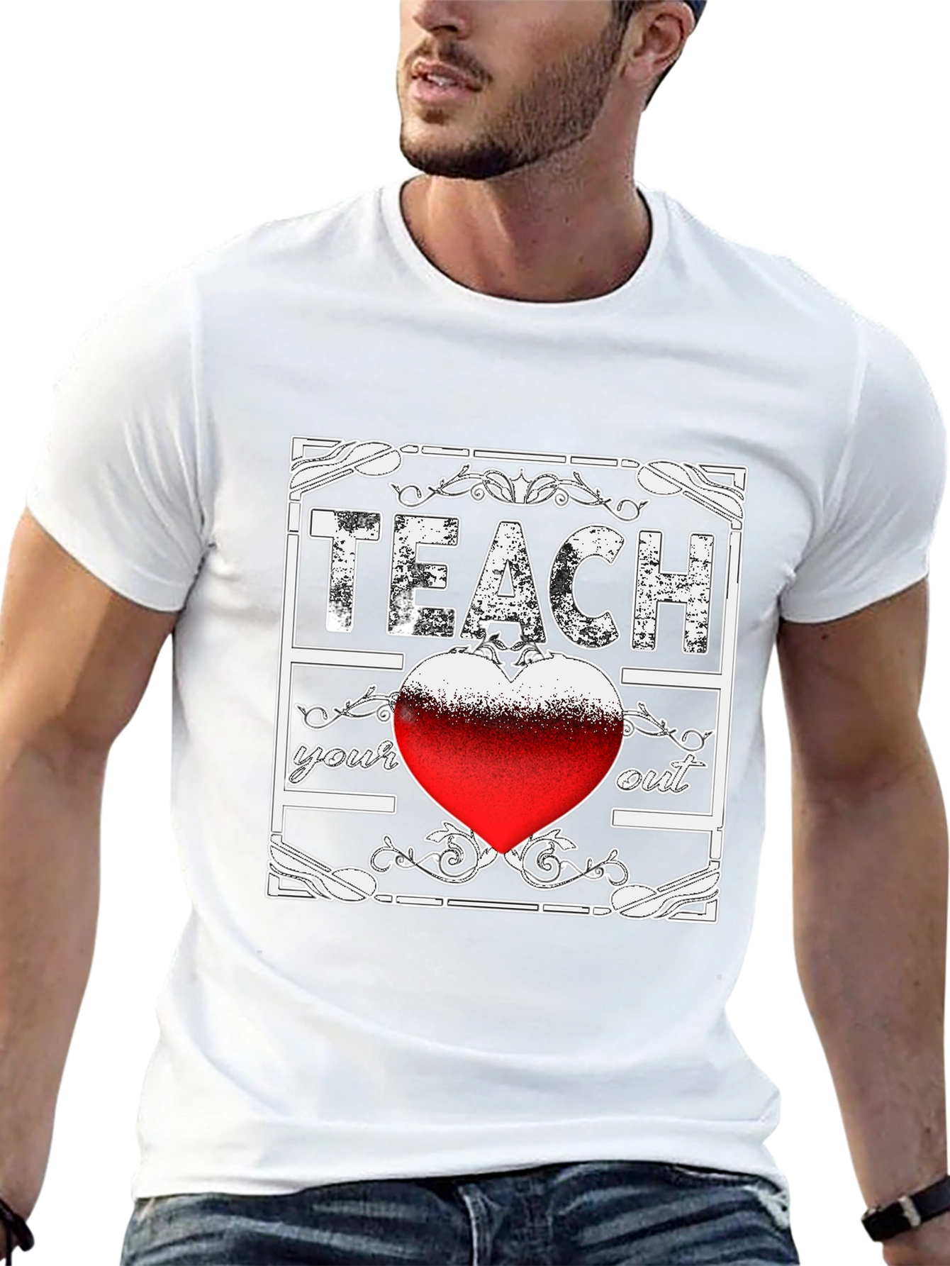 Teach Your Heart Out Graphic Tee - Teacher Appreciation