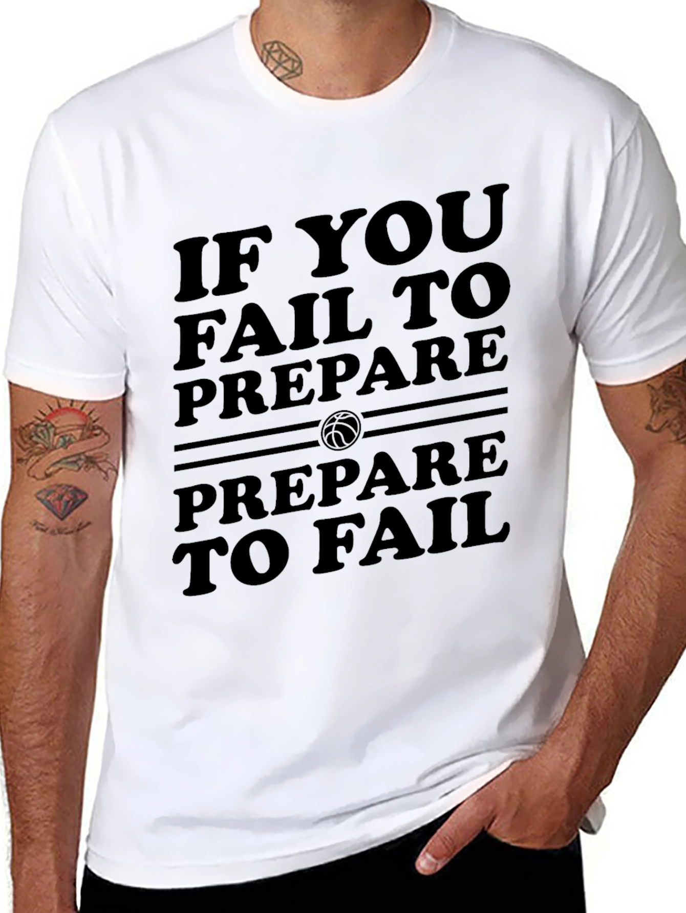 Basketball Quote T-Shirt: Prepare to Succeed