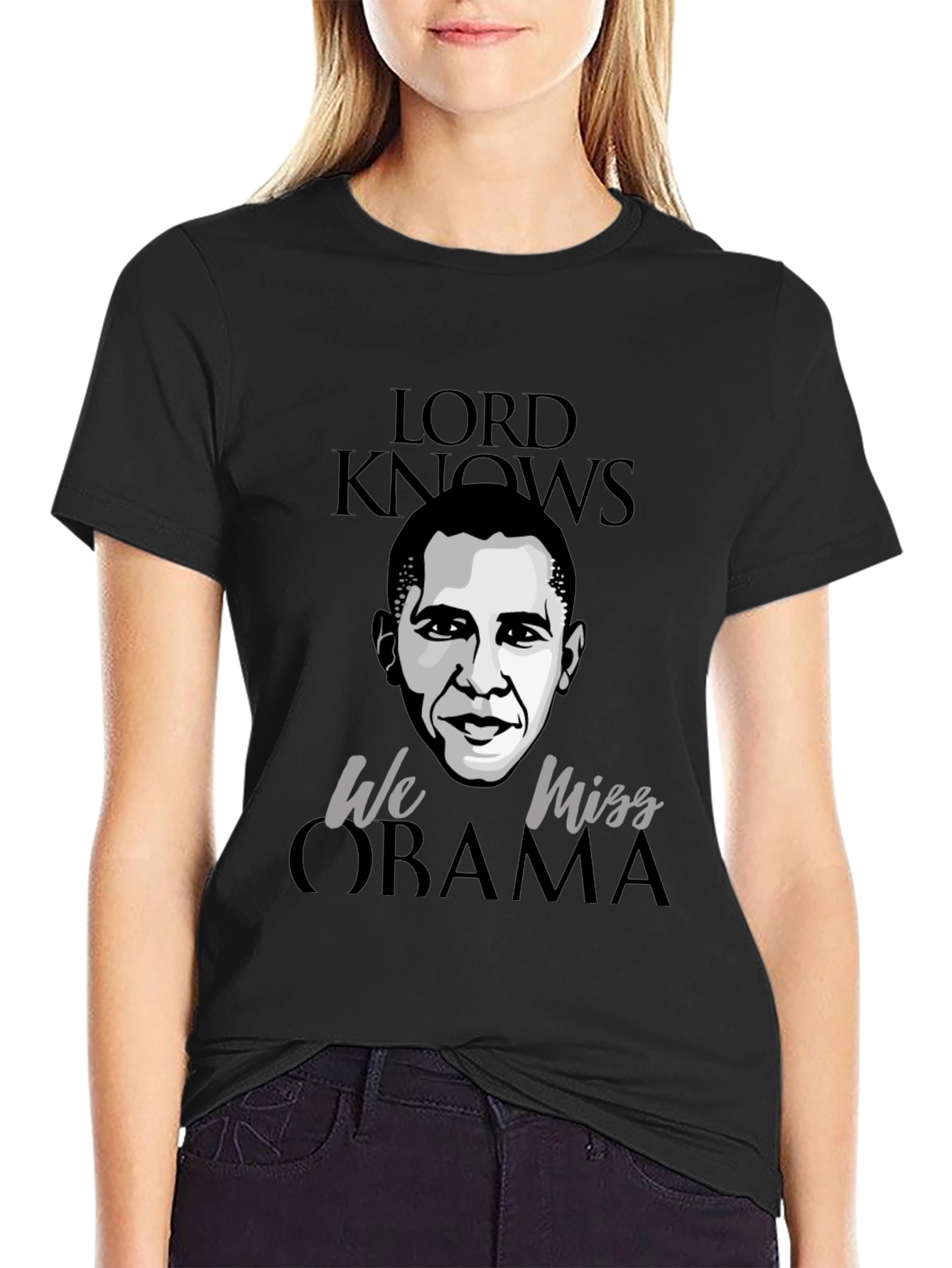 Lord Knows We Miss Obama Graphic Tee