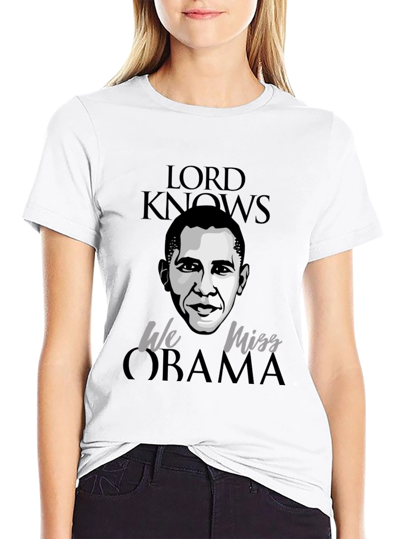 Lord Knows We Miss Obama Graphic Tee