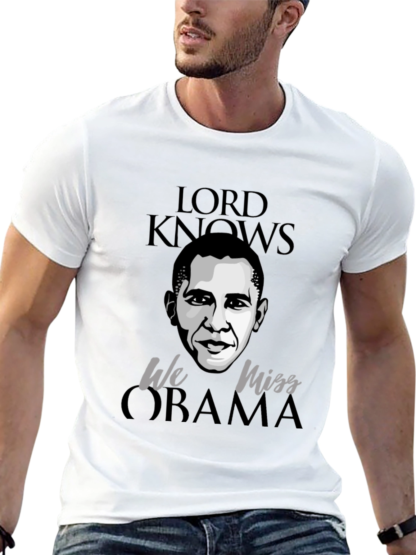 Lord Knows We Miss Obama Graphic Tee