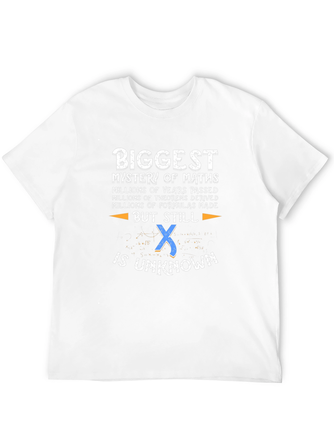 Math Mystery T-Shirt - X is Unknown