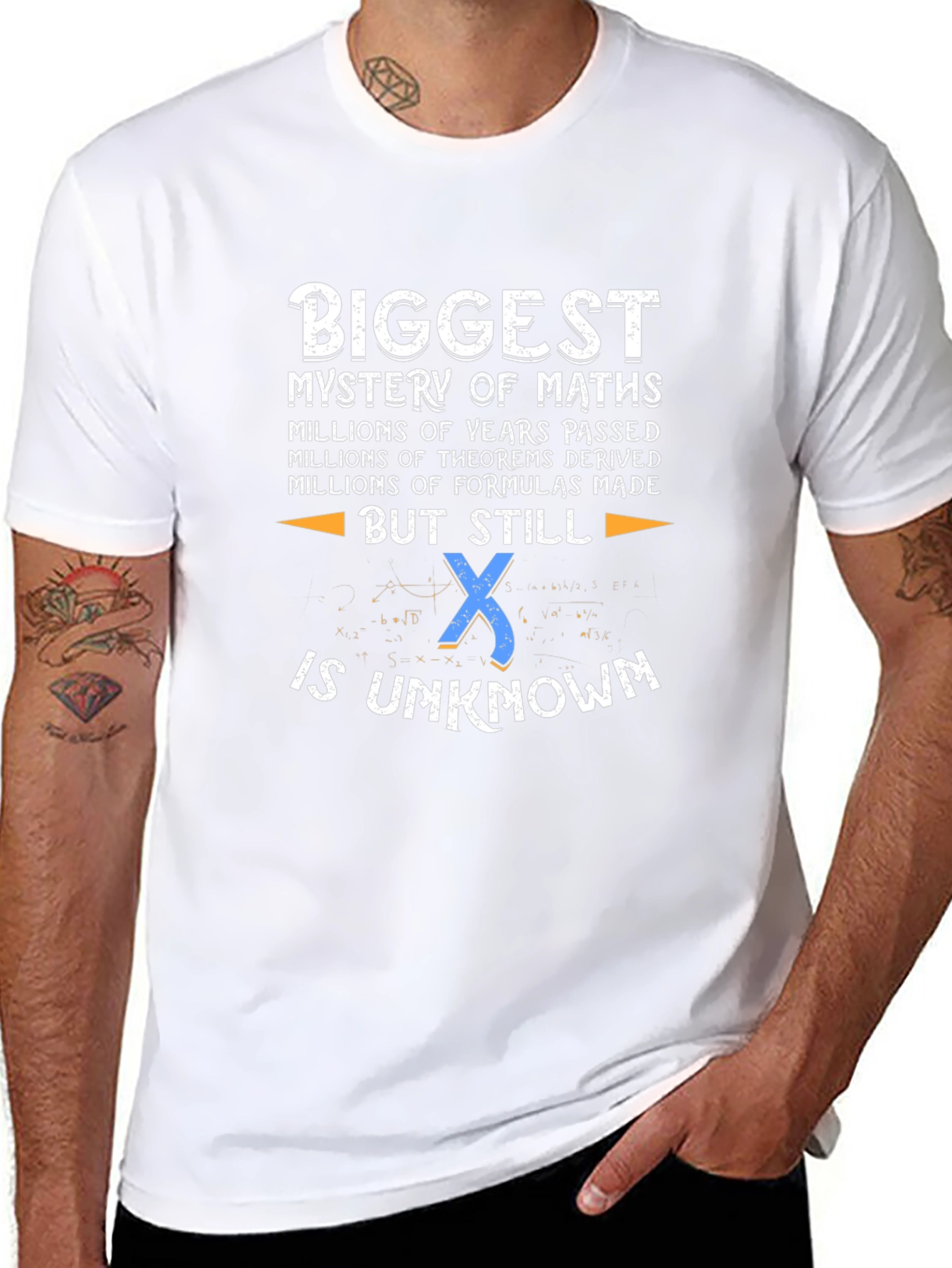 Math Mystery T-Shirt - X is Unknown