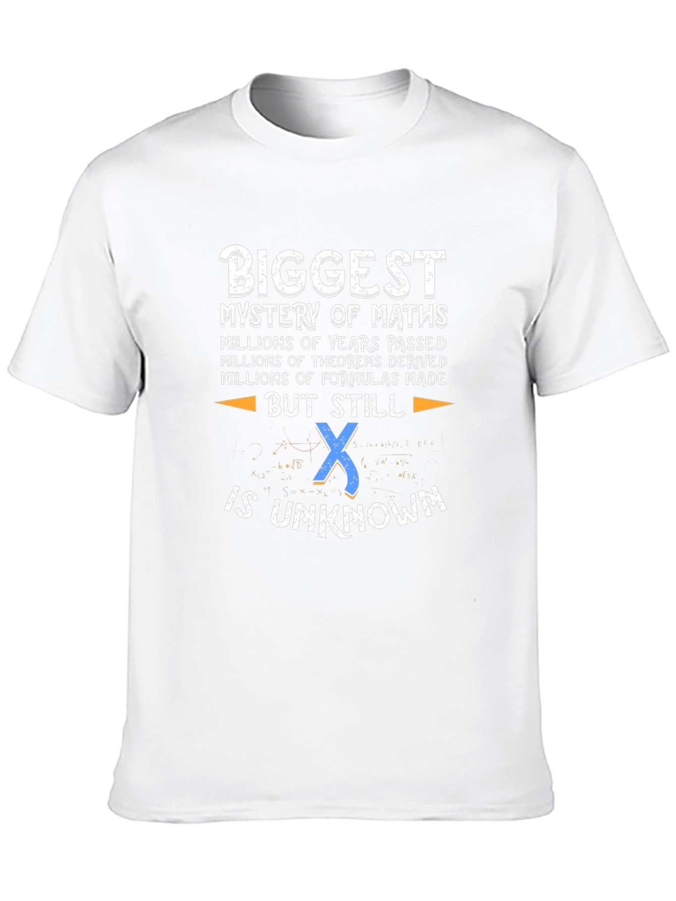 Math Mystery T-Shirt - X is Unknown