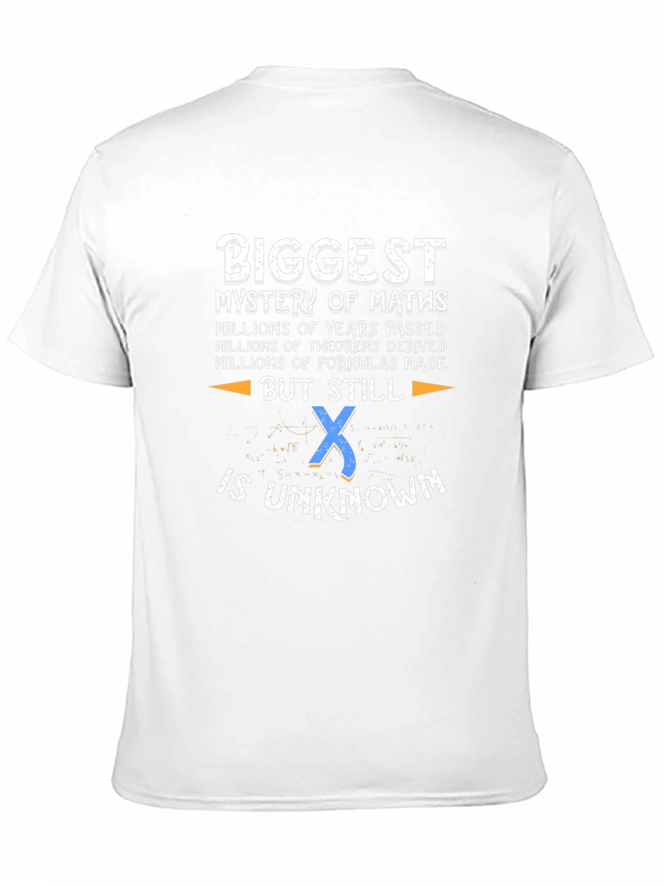 Math Mystery T-Shirt - X is Unknown