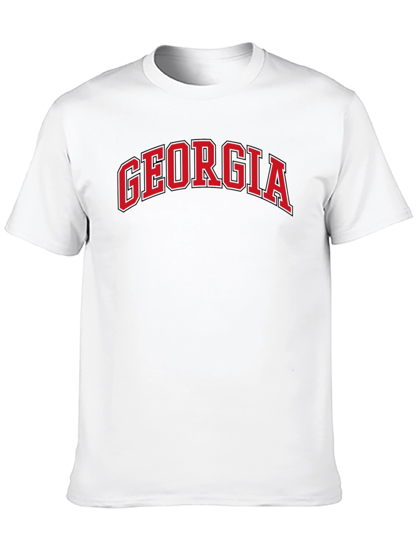 Georgia Arch Logo Black T-Shirt