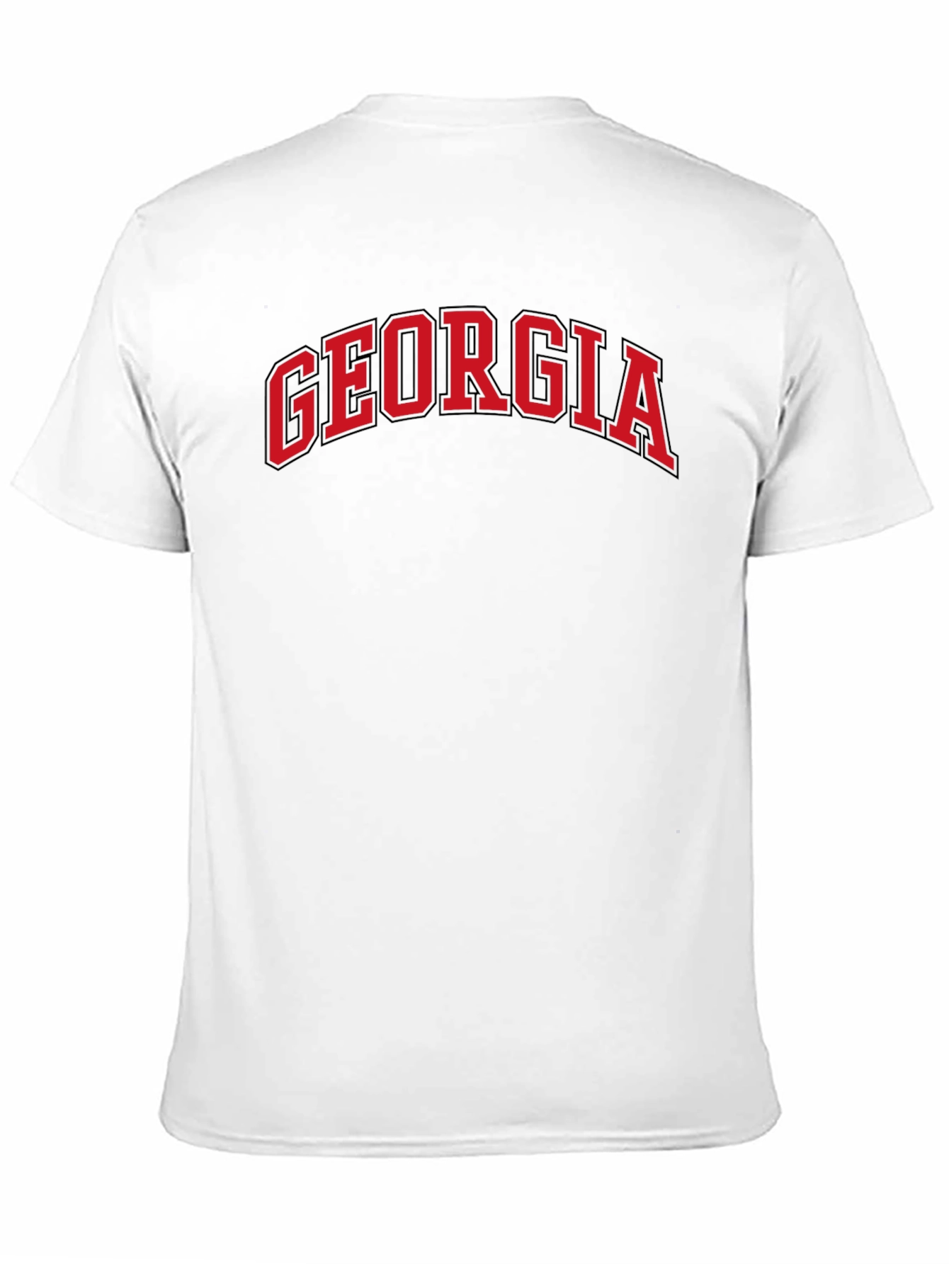 Georgia Arch Logo Black T-Shirt