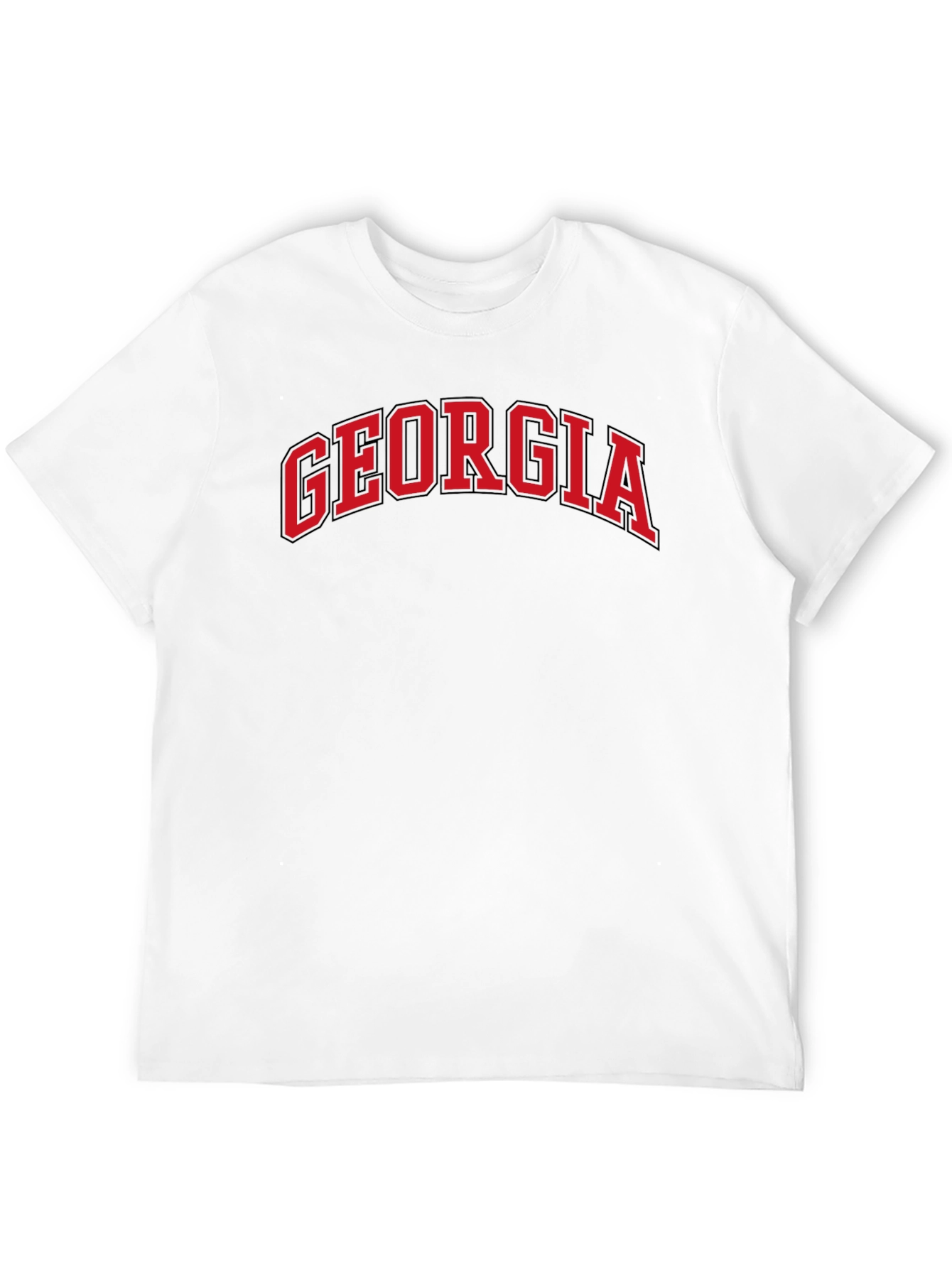 Georgia Arch Logo Black T-Shirt