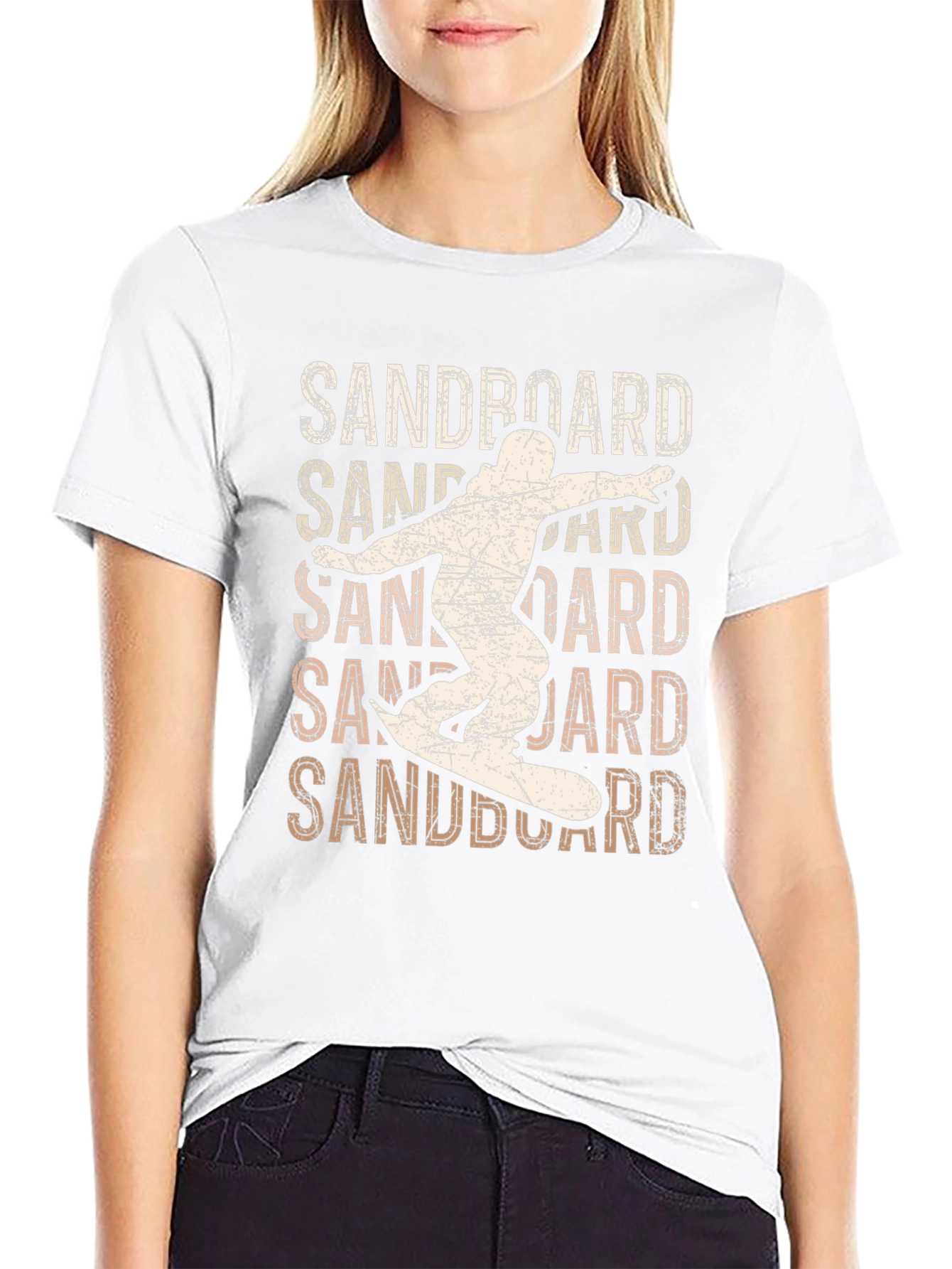 Sandboard Retro Style Graphic T-Shirt