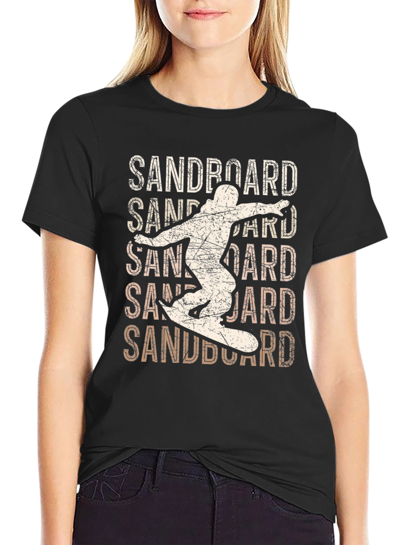 Sandboard Retro Style Graphic T-Shirt