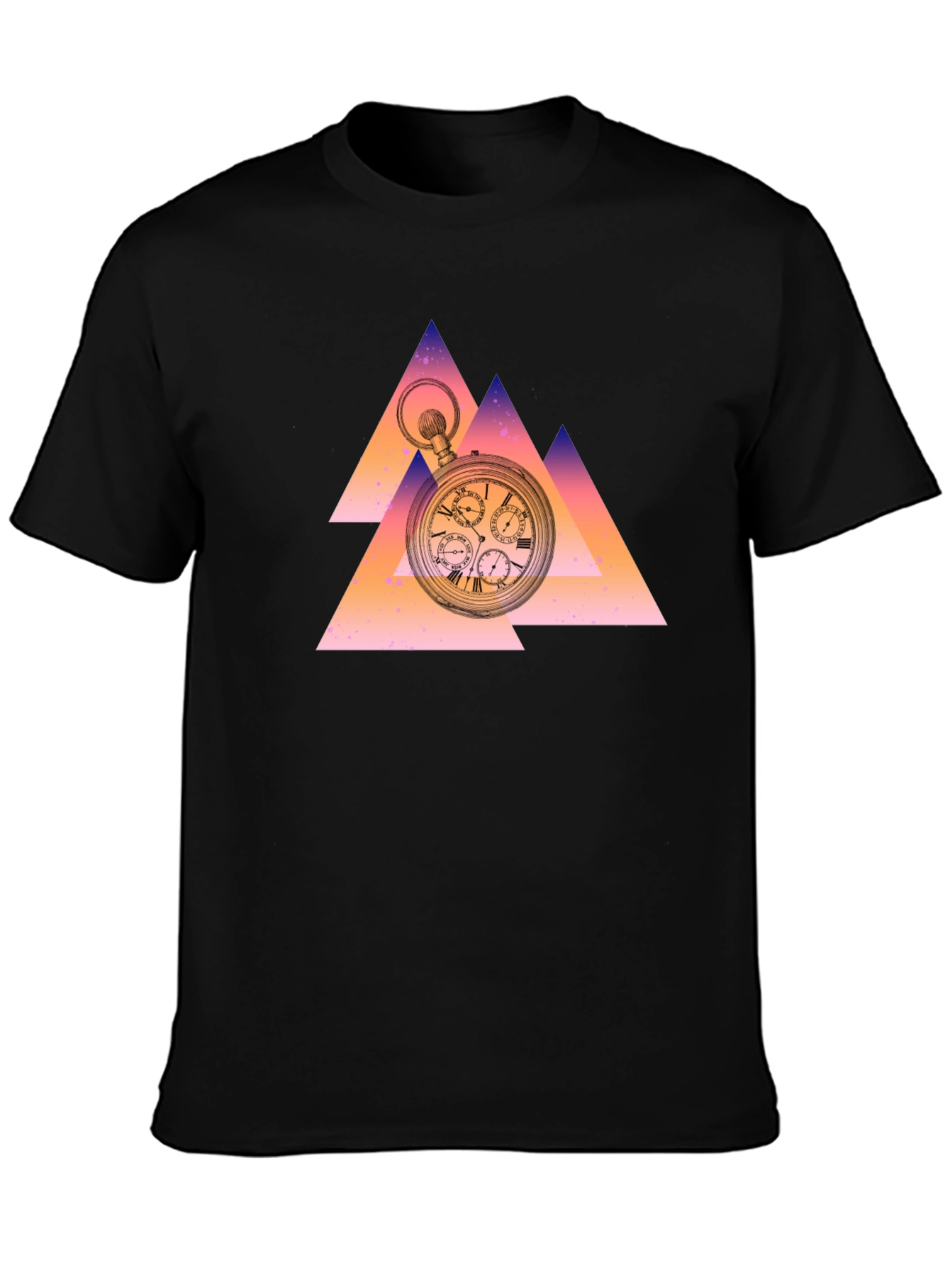 Pocket Watch Geometric T-Shirt