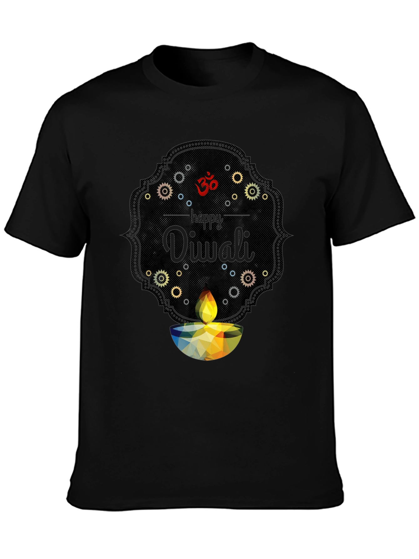 Happy Diwali Graphic Tee - Stylish Festive Design