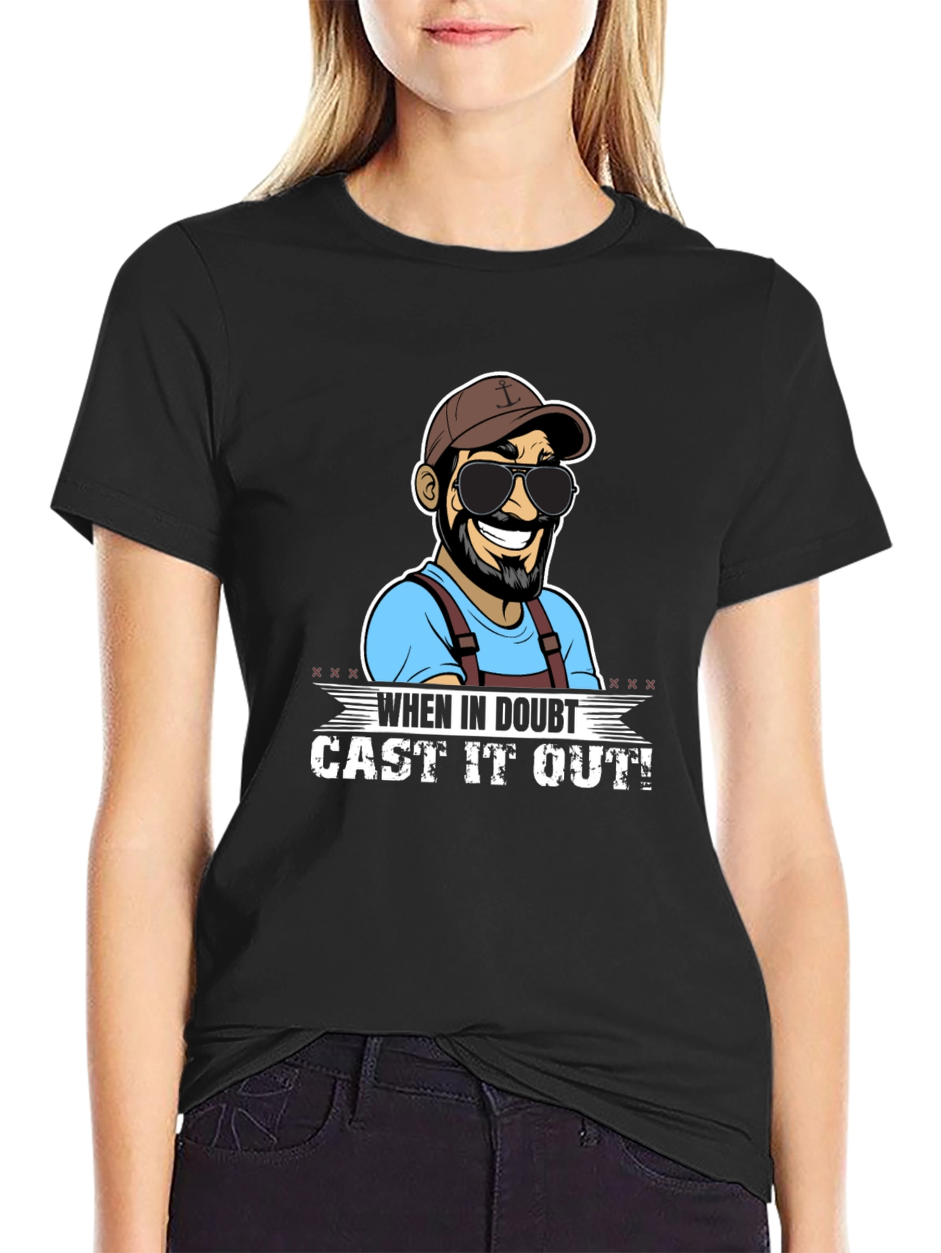 Cast it Out T-Shirt - Fisherman Humor Tee
