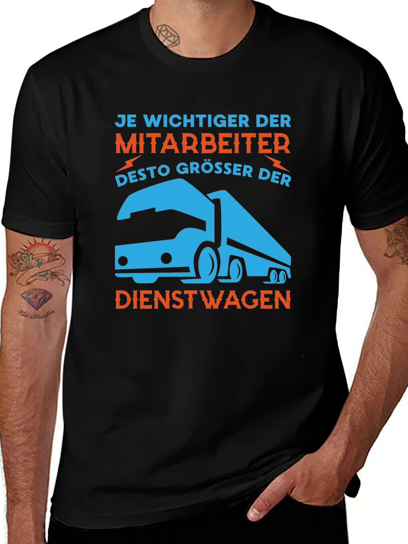 Funny Trucker T-Shirt - German Phrase