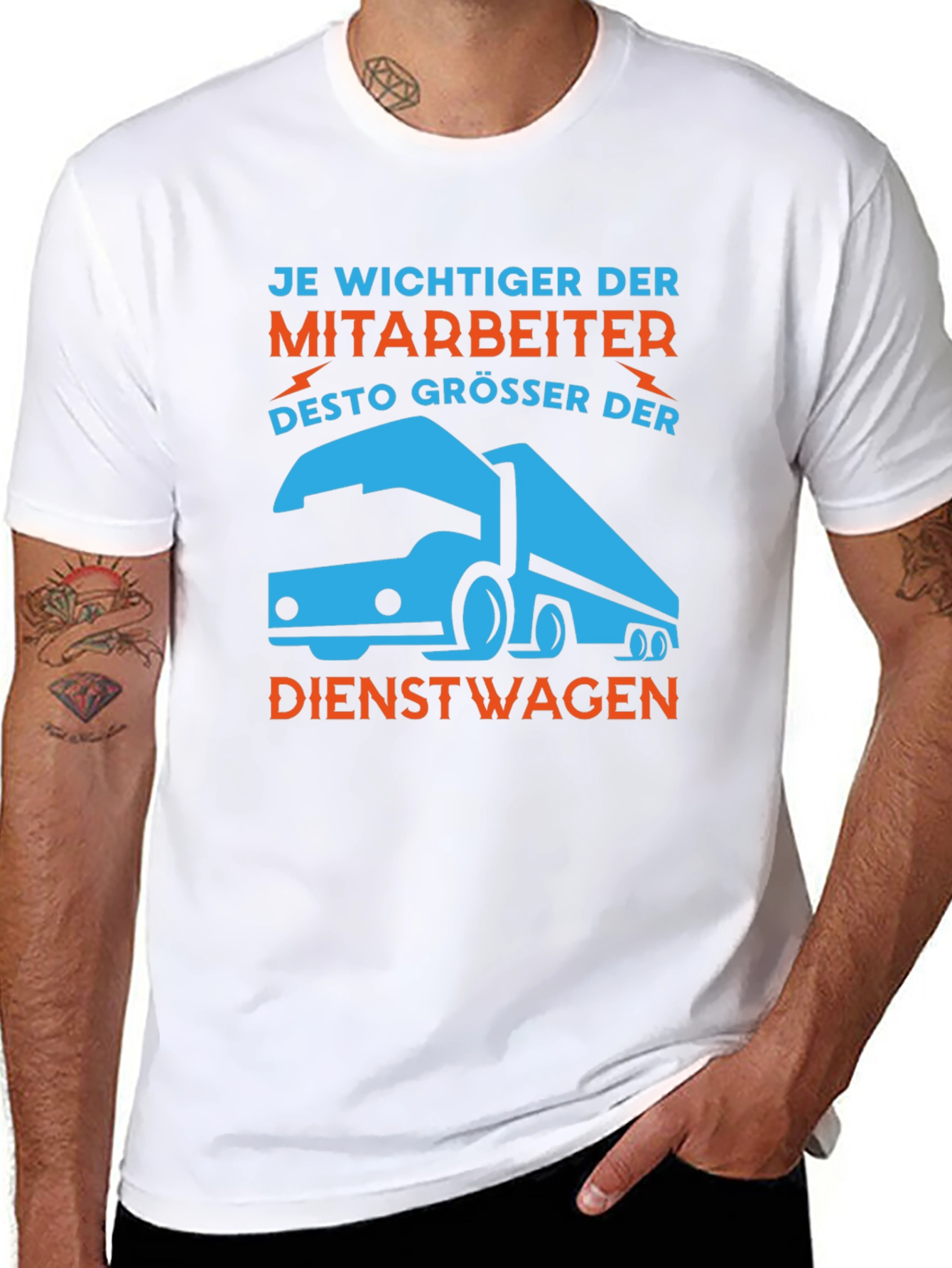 Funny Trucker T-Shirt - German Phrase