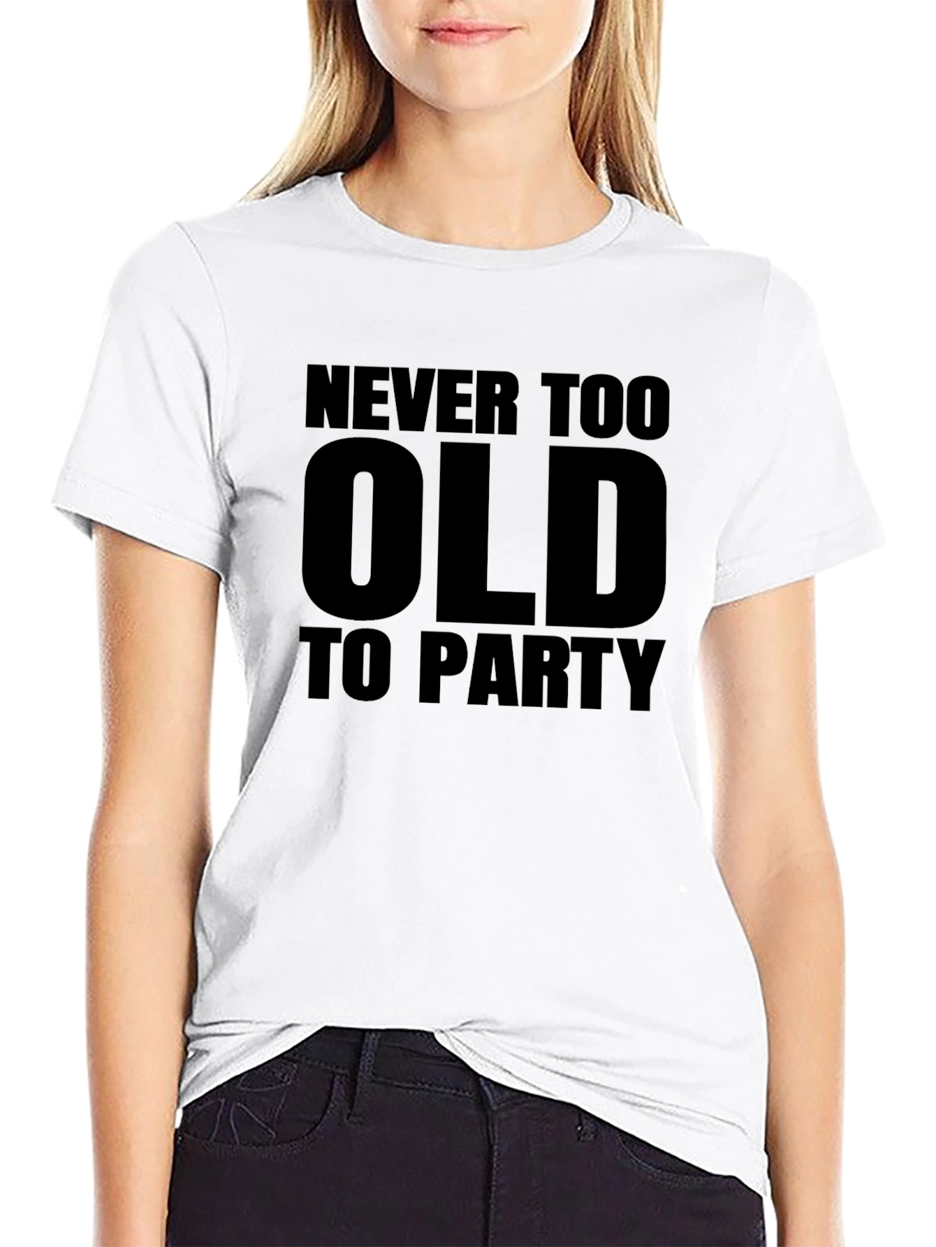 Never Too Old To Party Graphic Tee