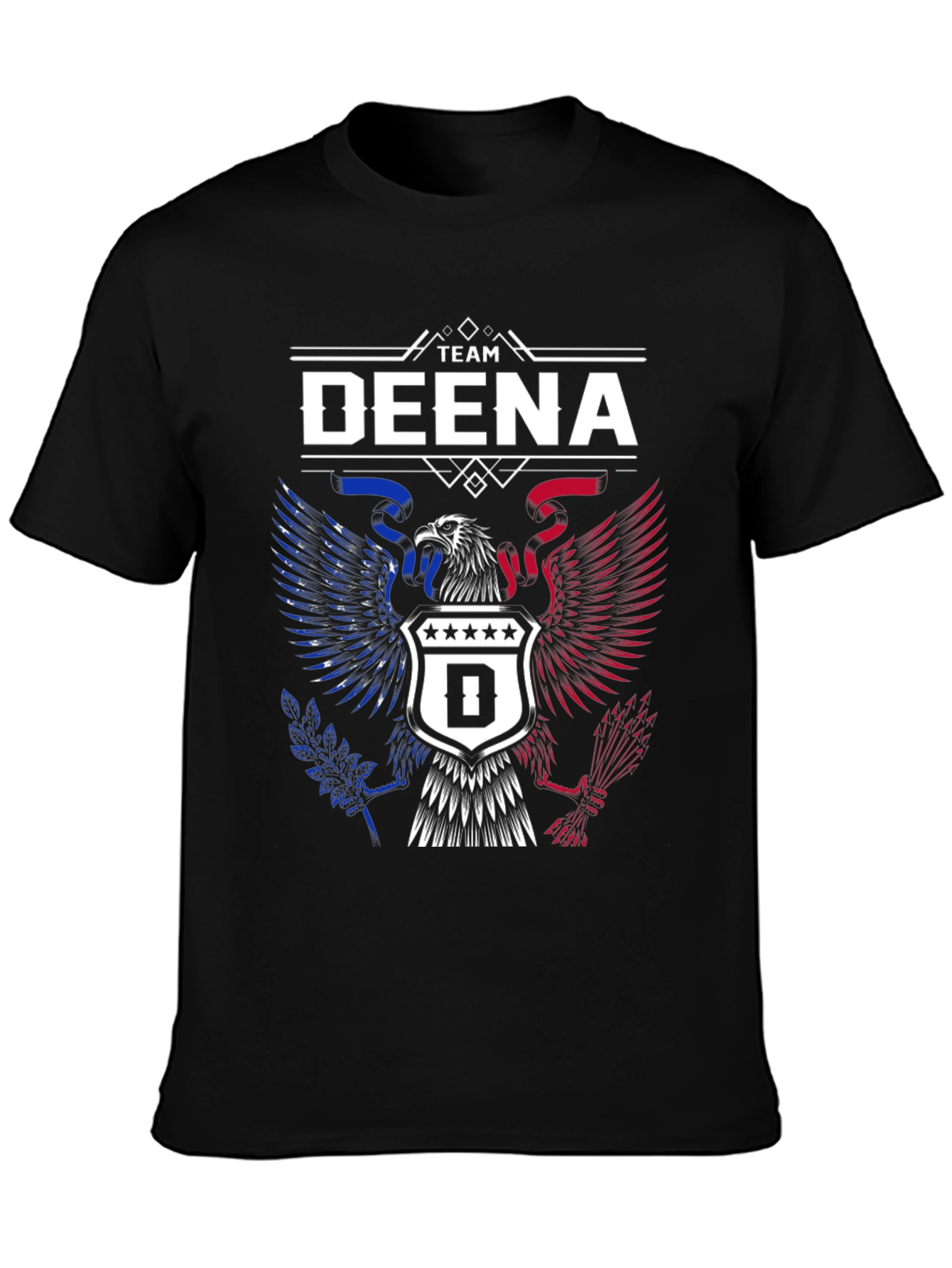 Team Deena Eagle Graphic Tee - Patriotic Style