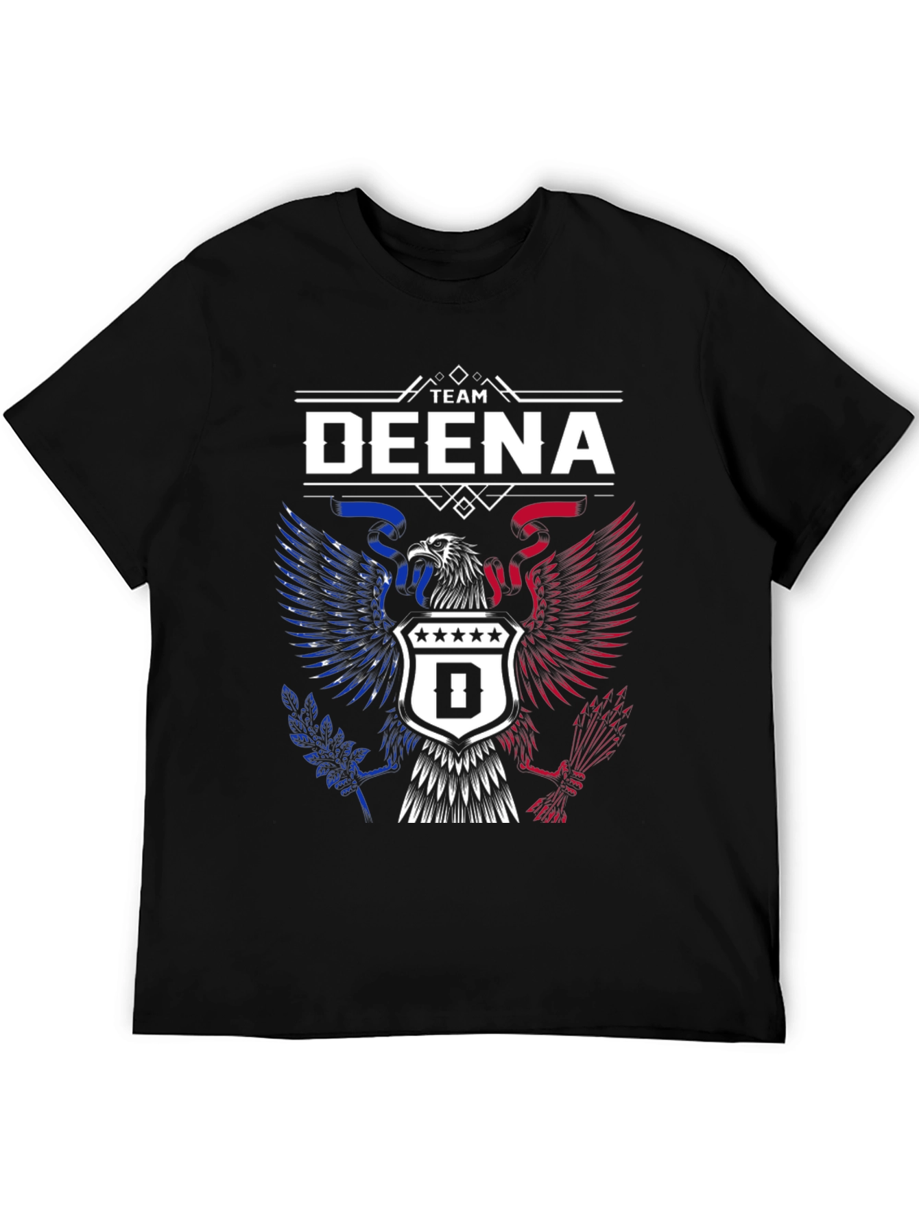 Team Deena Eagle Graphic Tee - Patriotic Style