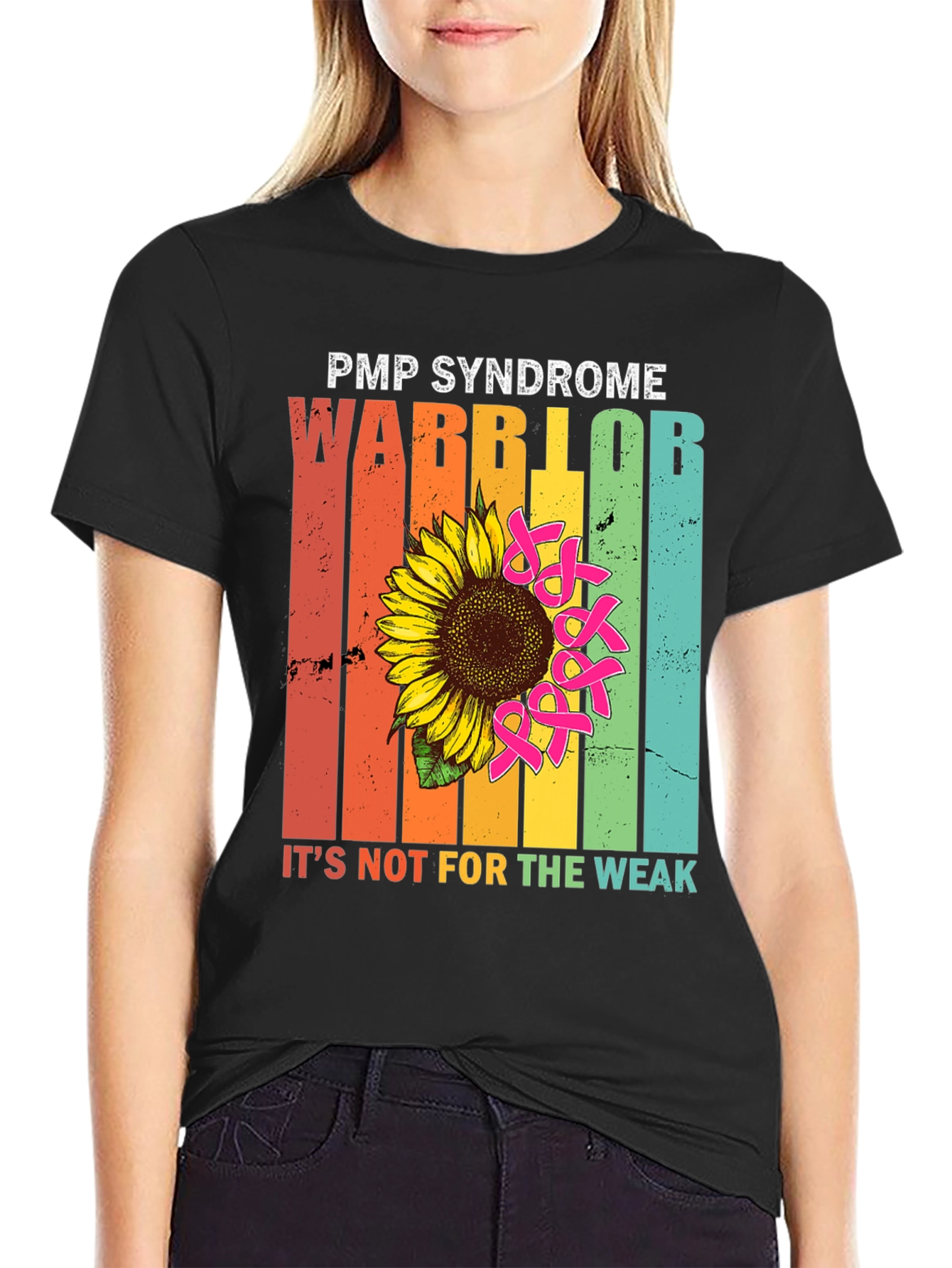 PMP Syndrome Warrior Sunflower T-Shirt