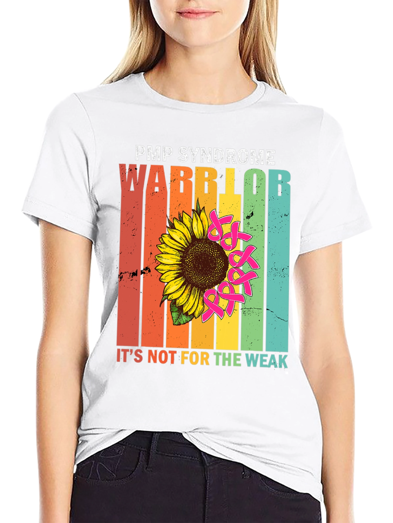 PMP Syndrome Warrior Sunflower T-Shirt