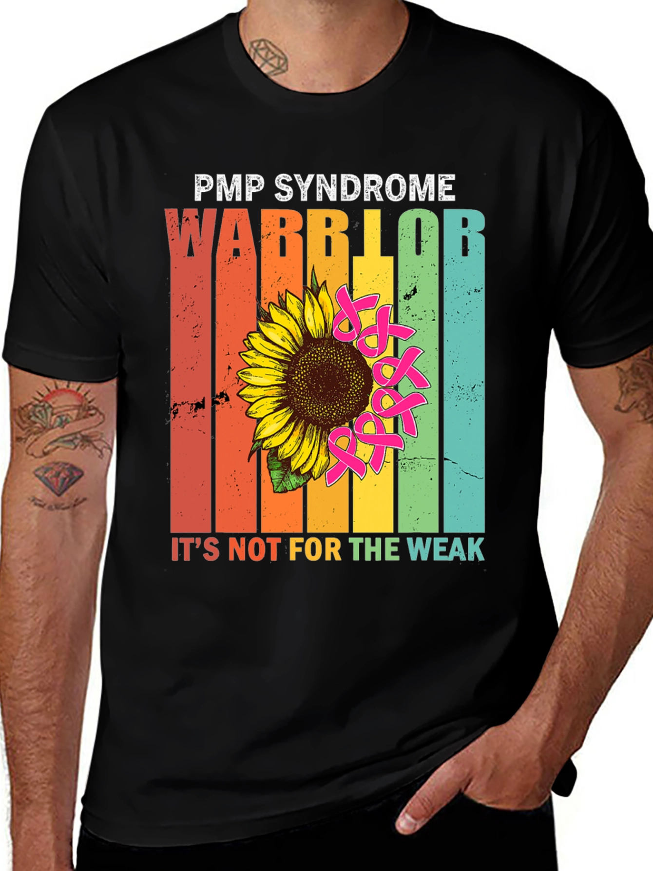 PMP Syndrome Warrior Sunflower T-Shirt