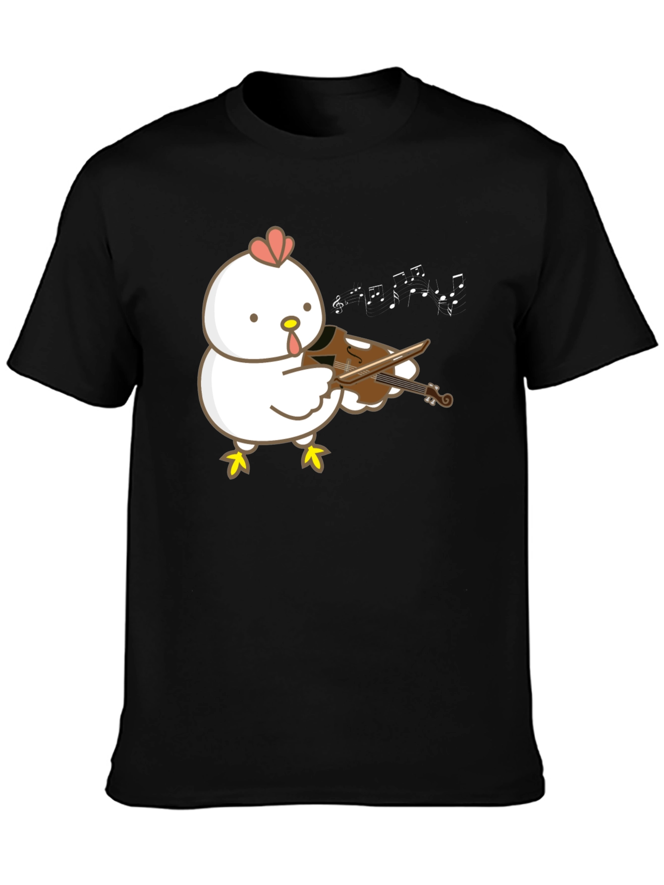Chicken Playing Violin T-Shirt