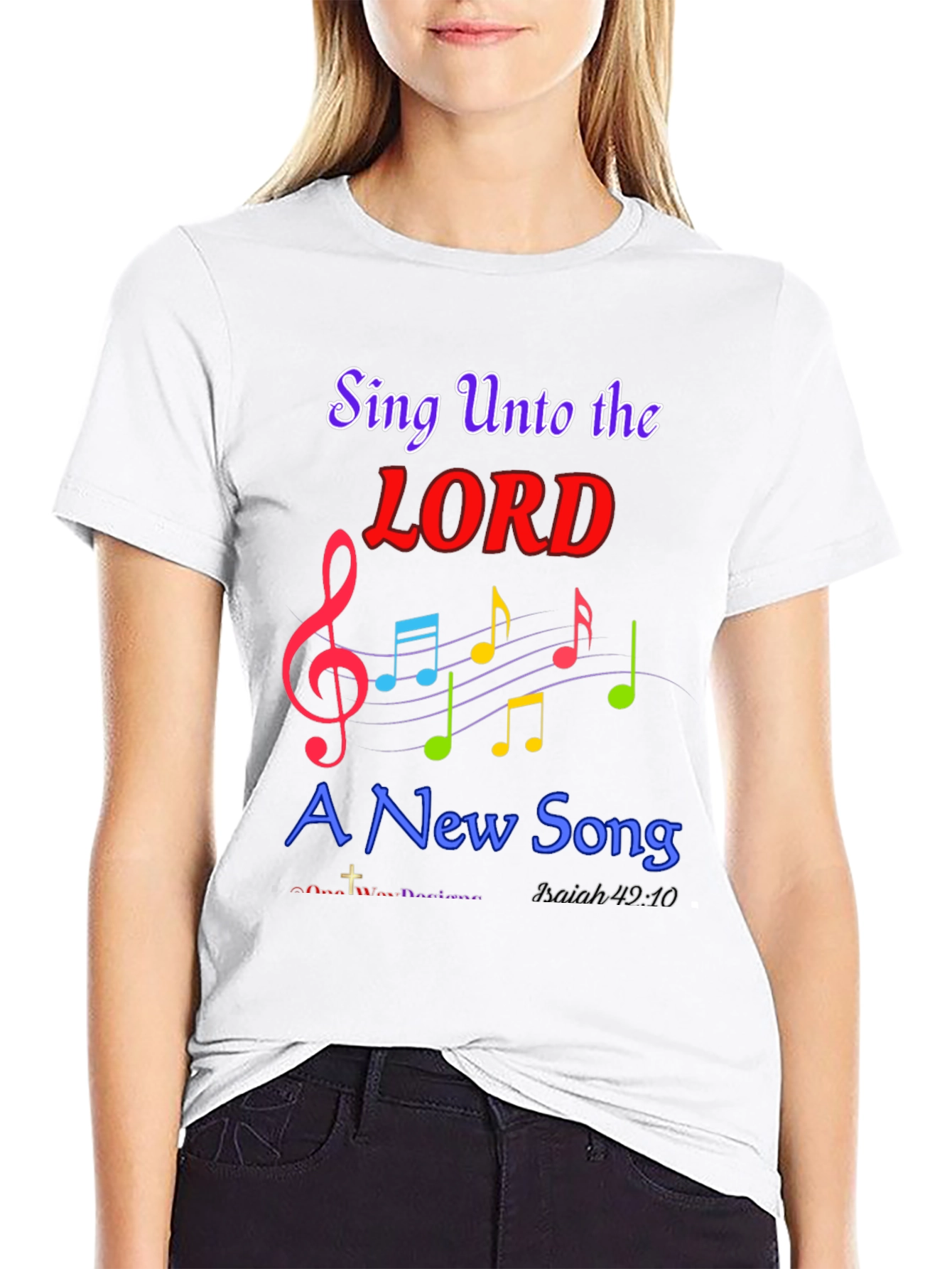 Sing Unto the Lord Christian T-Shirt