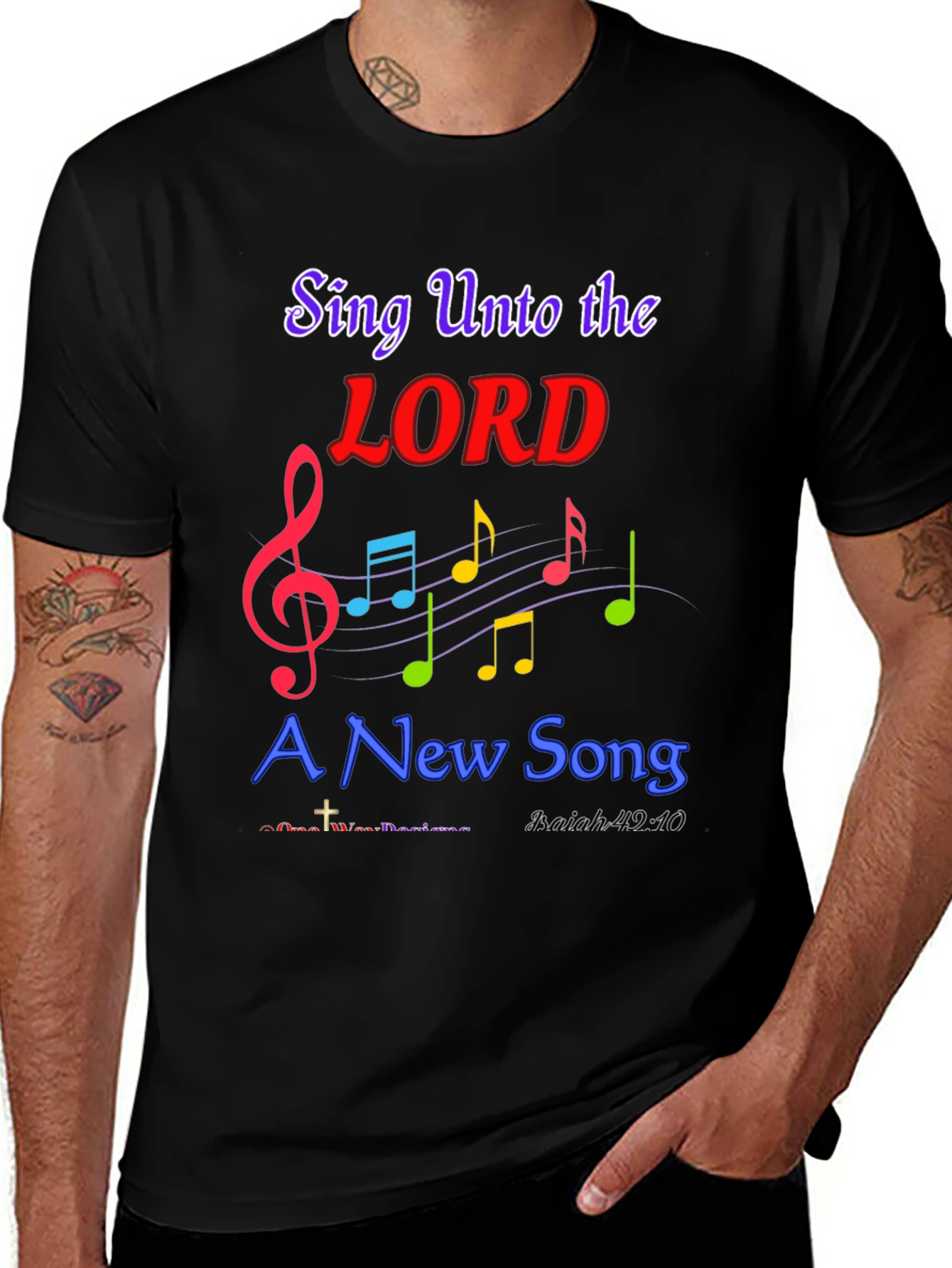 Sing Unto the Lord Christian T-Shirt