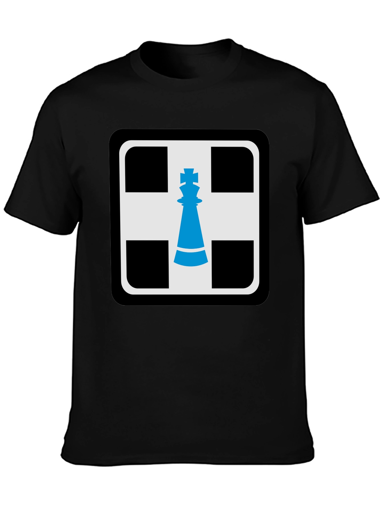 Chess King Graphic T-Shirt - Black