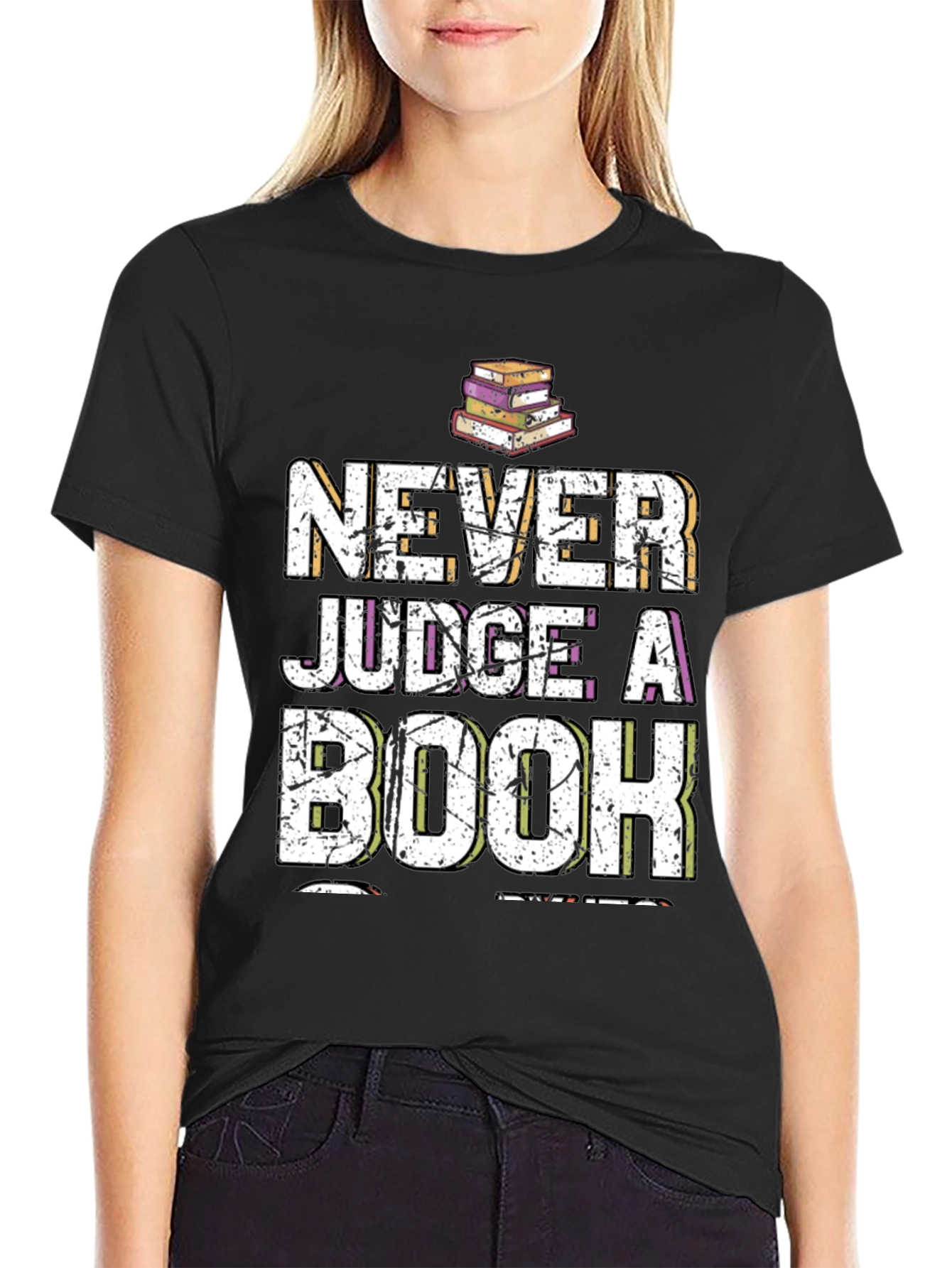 Never Judge a Book by Its Cover Graphic Tee