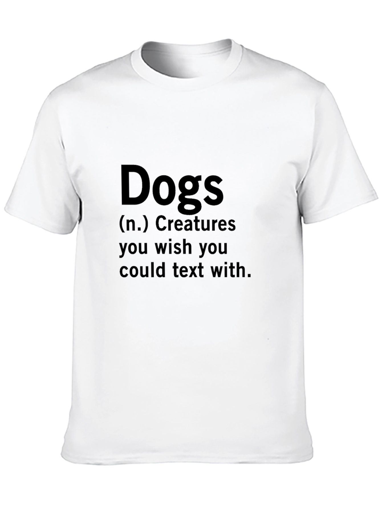 Dogs Definition Black Graphic Tee