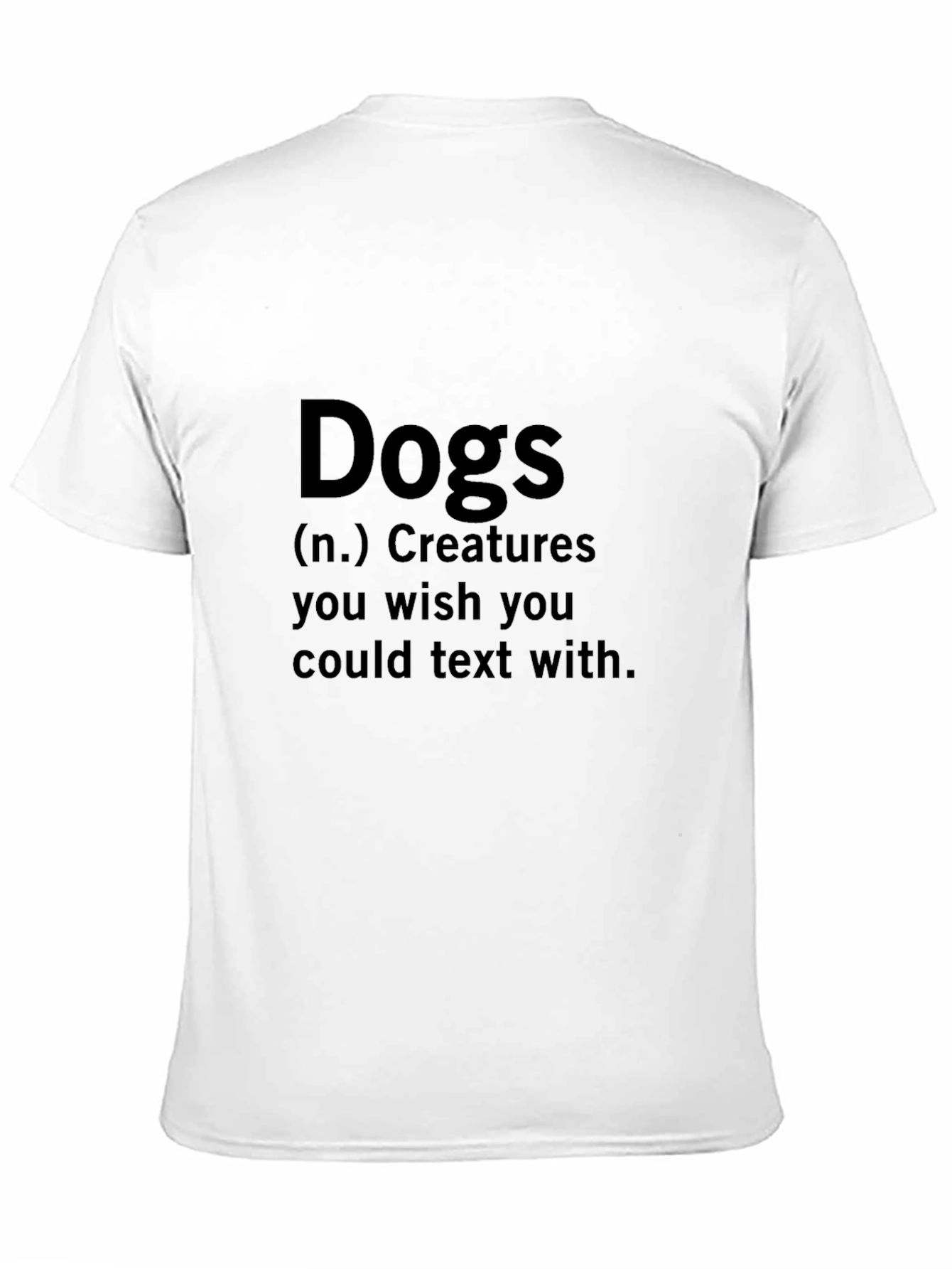 Dogs Definition Black Graphic Tee