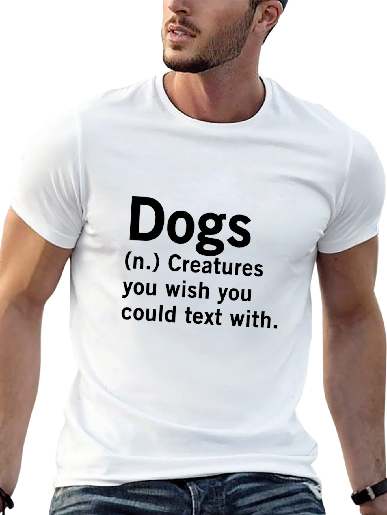 Dogs Definition Black Graphic Tee