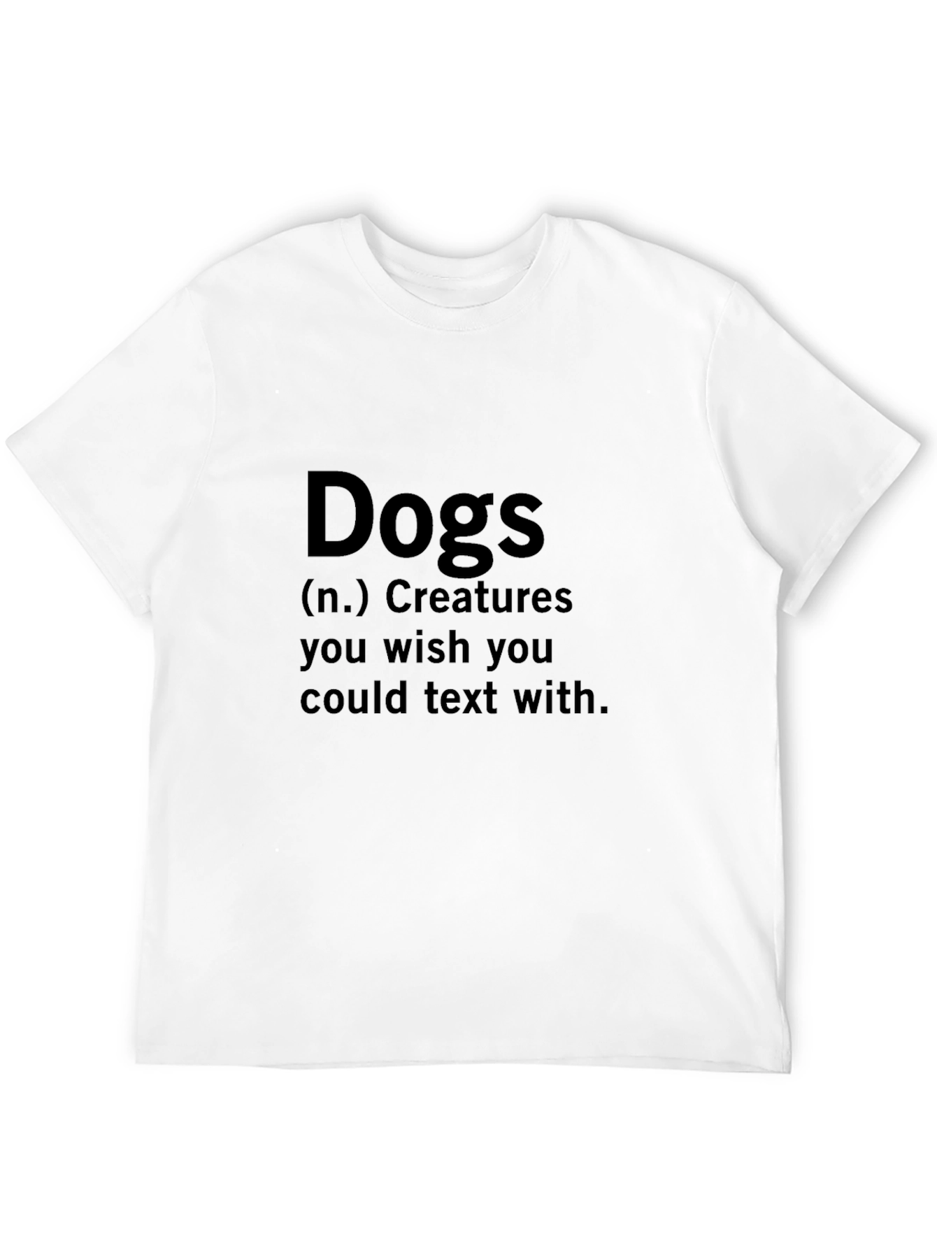 Dogs Definition Black Graphic Tee