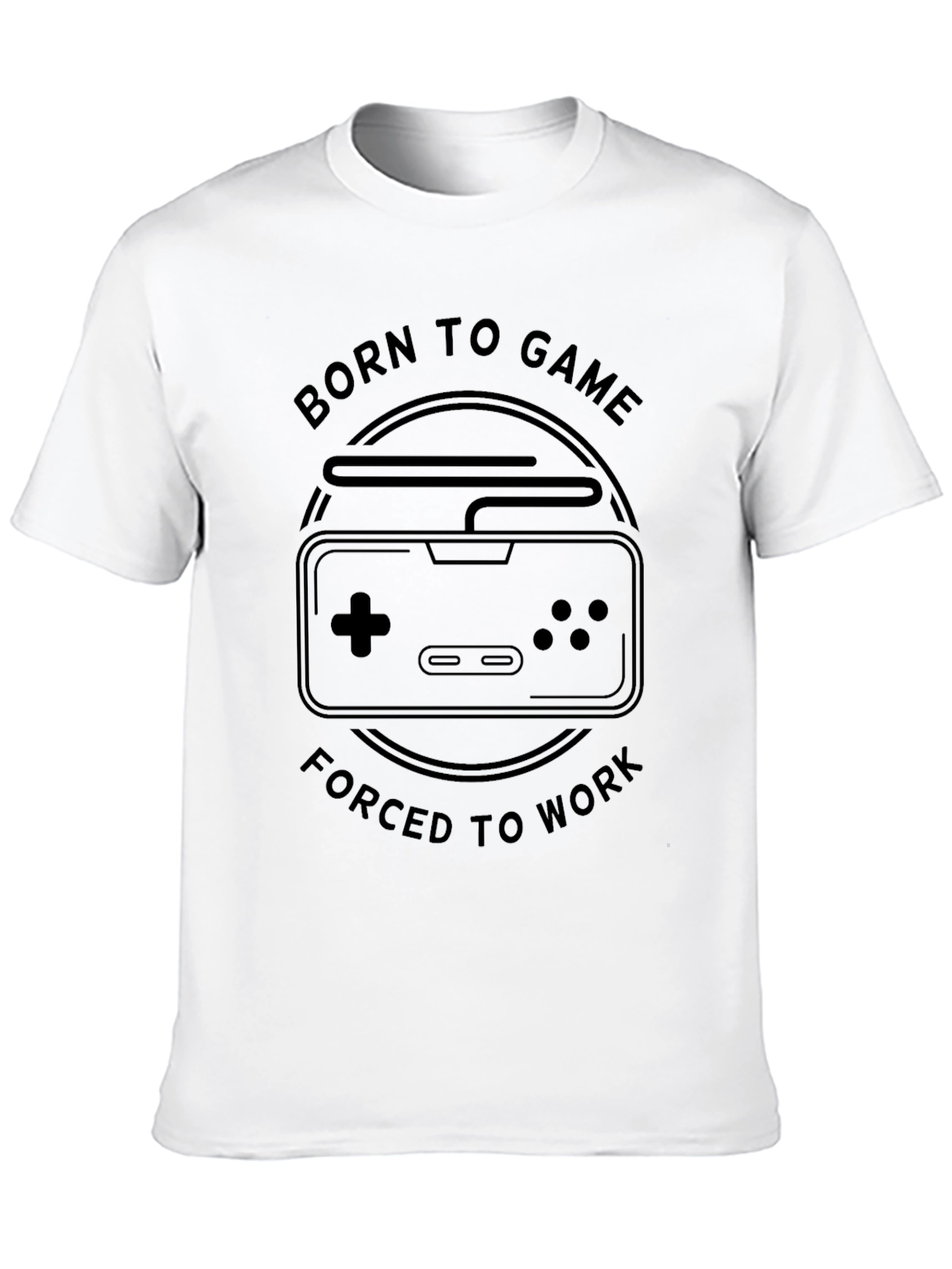 Born to Game T-Shirt - Black Graphic Tee