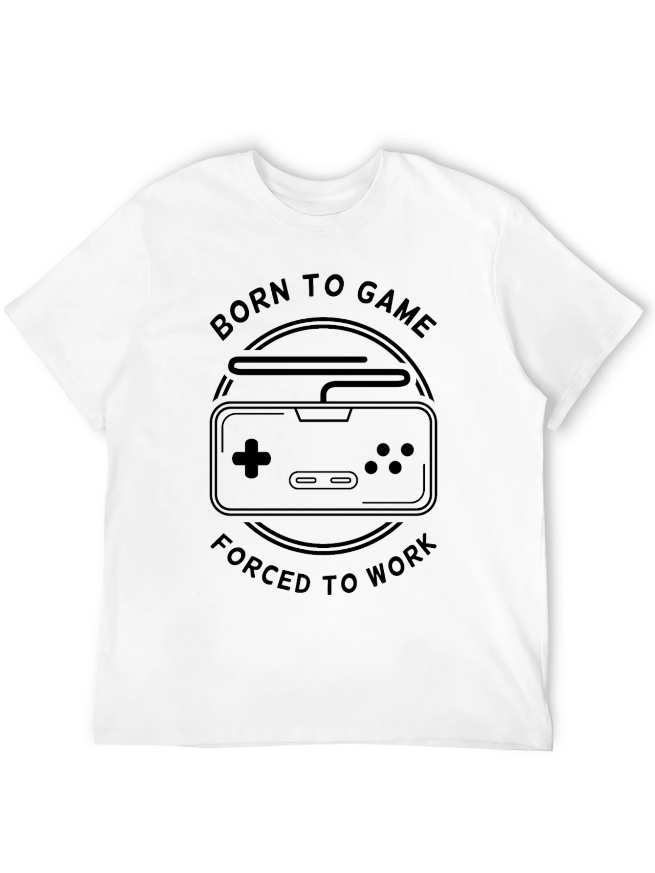 Born to Game T-Shirt - Black Graphic Tee