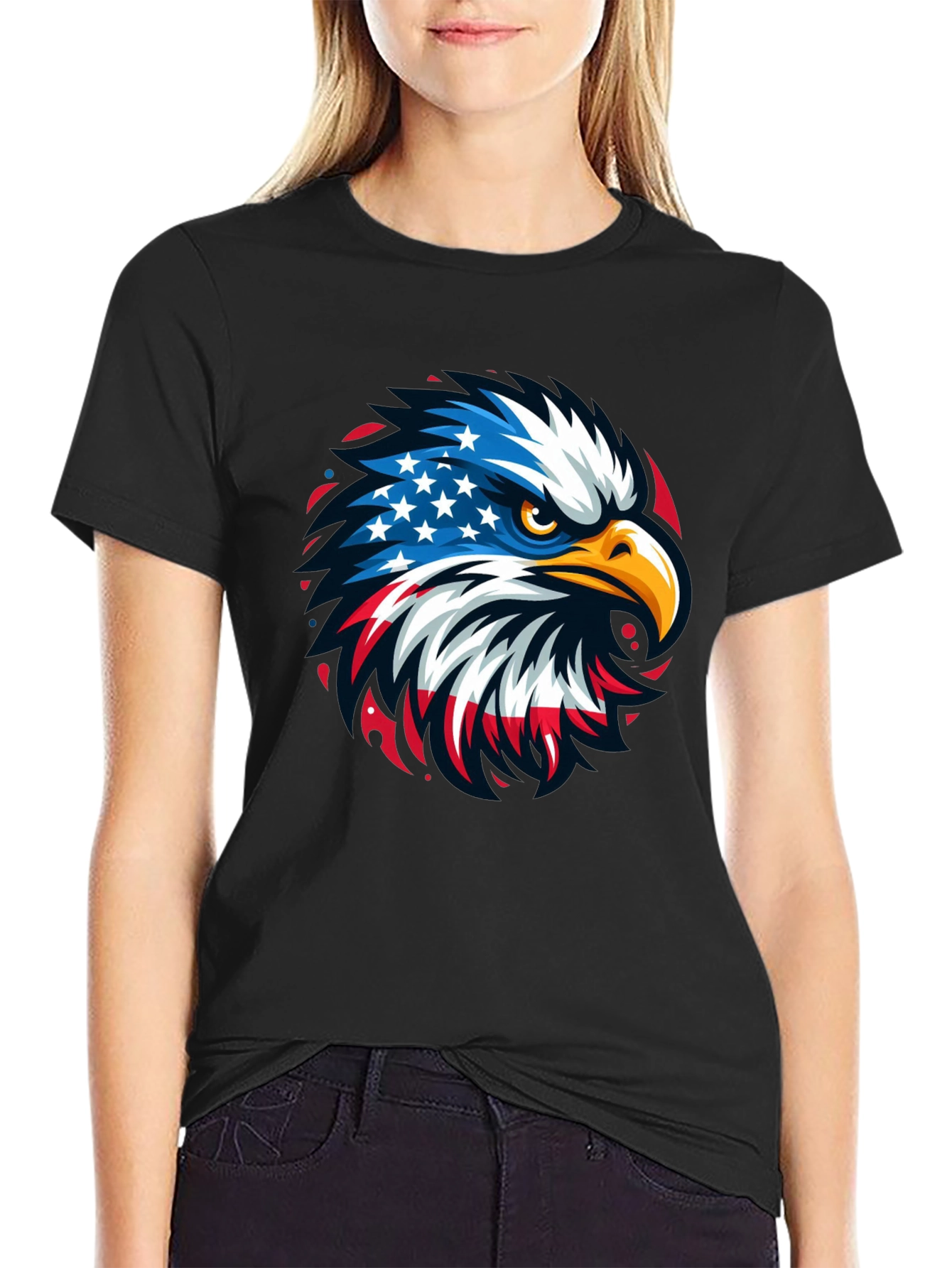 American Eagle Graphic Tee - Patriotic Design