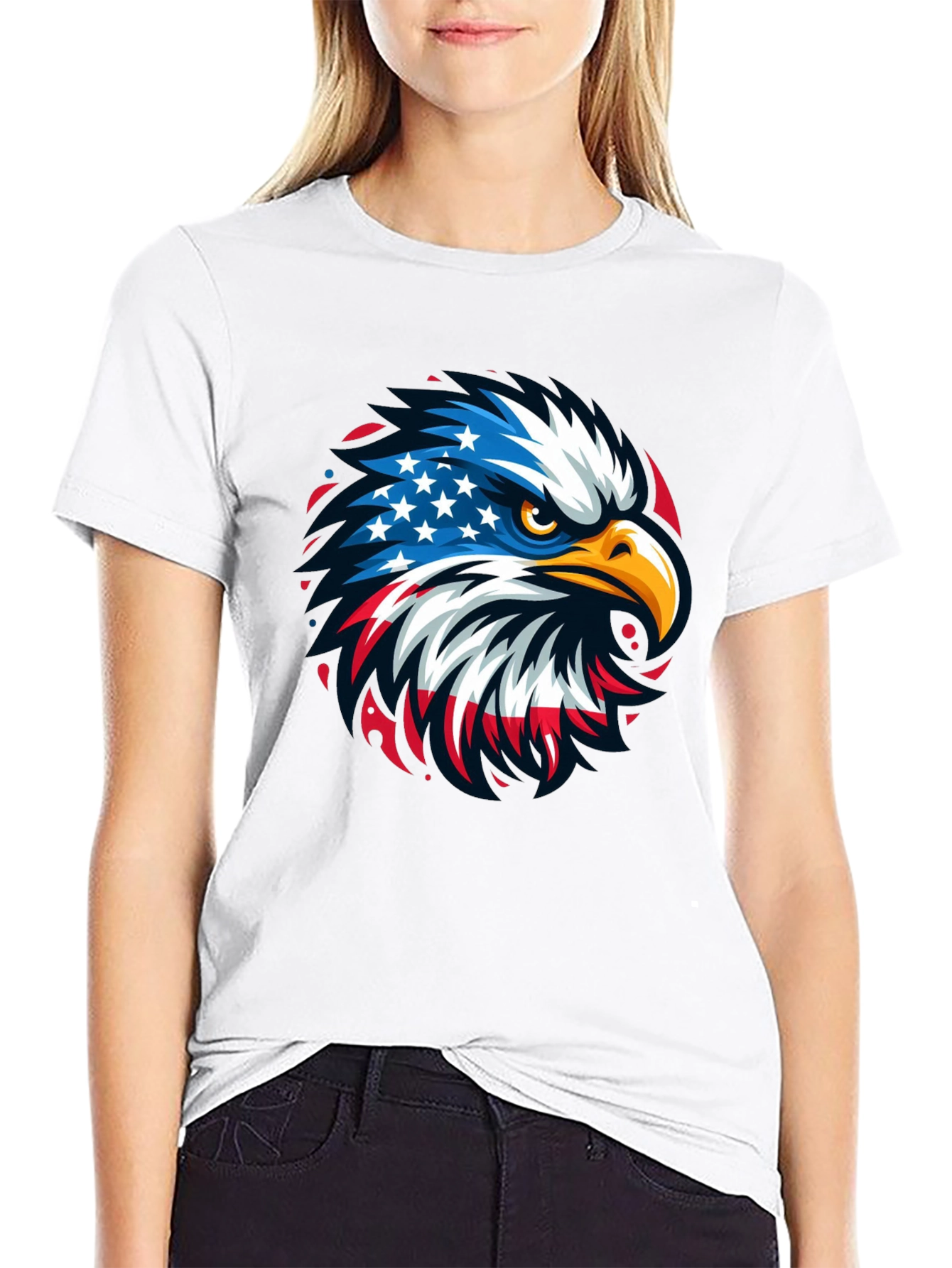 American Eagle Graphic Tee - Patriotic Design
